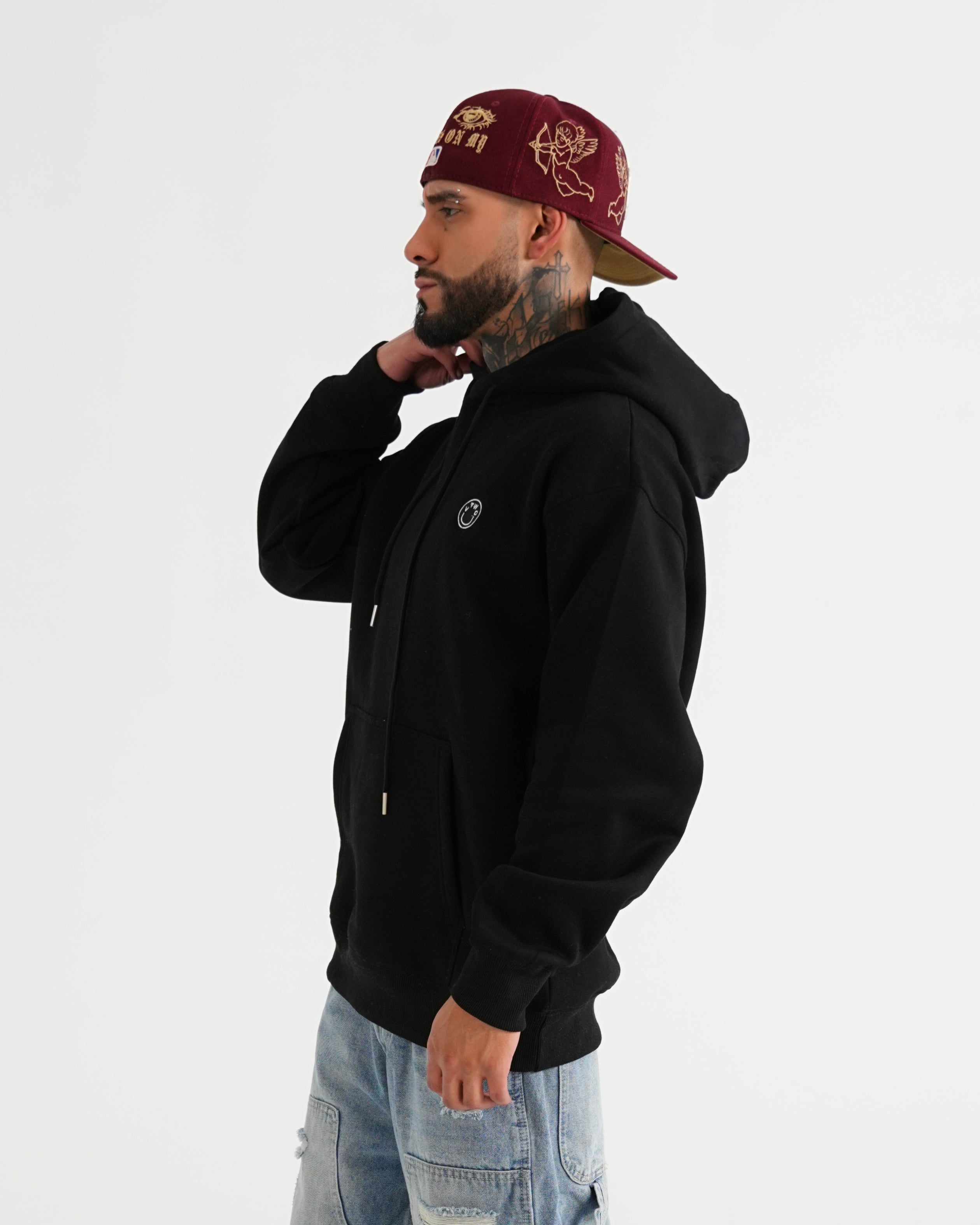 HOODIE FSA085 NEGRO