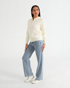 SUÉTER HISA021 BLANCO