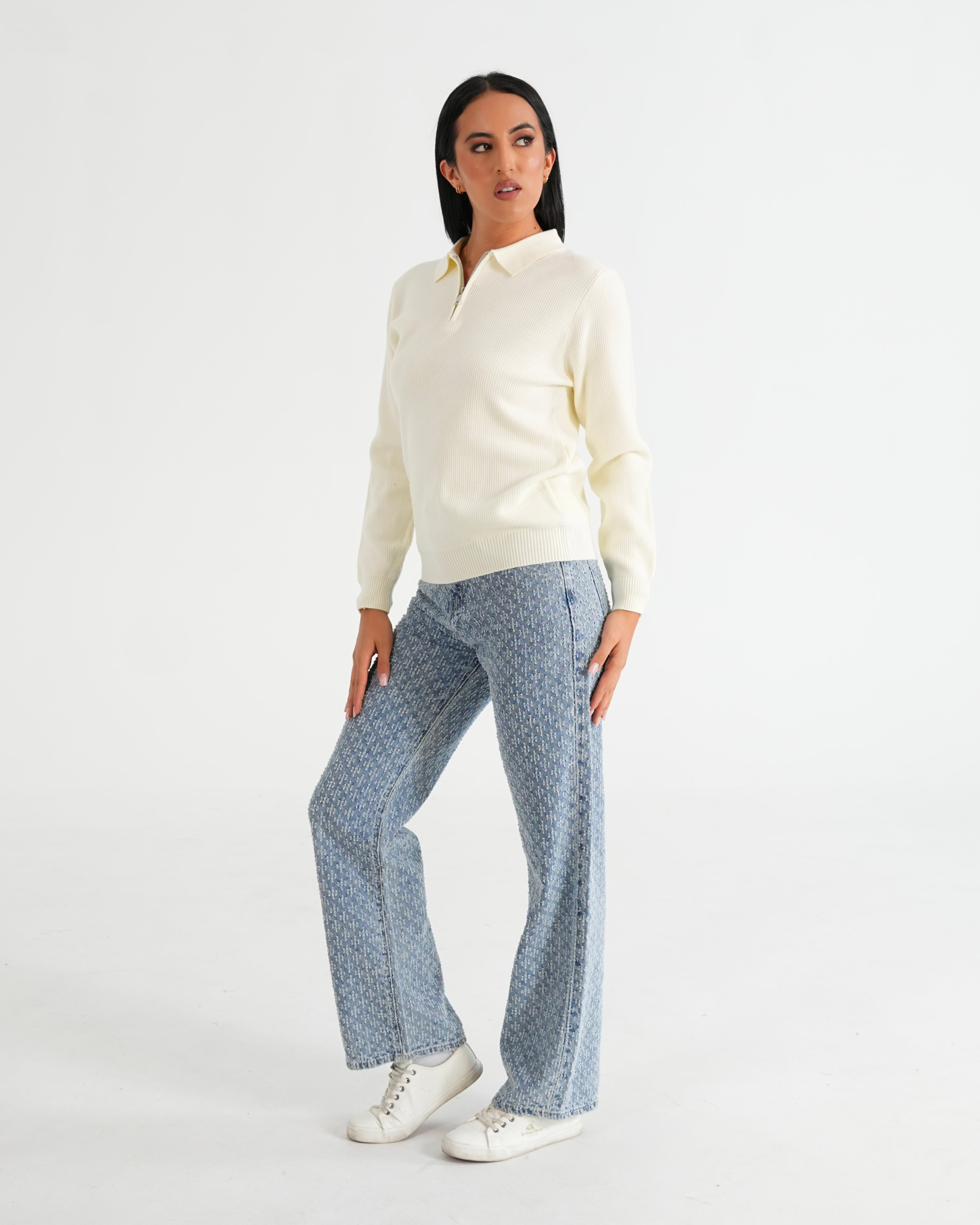 SUÉTER HISA021 BLANCO