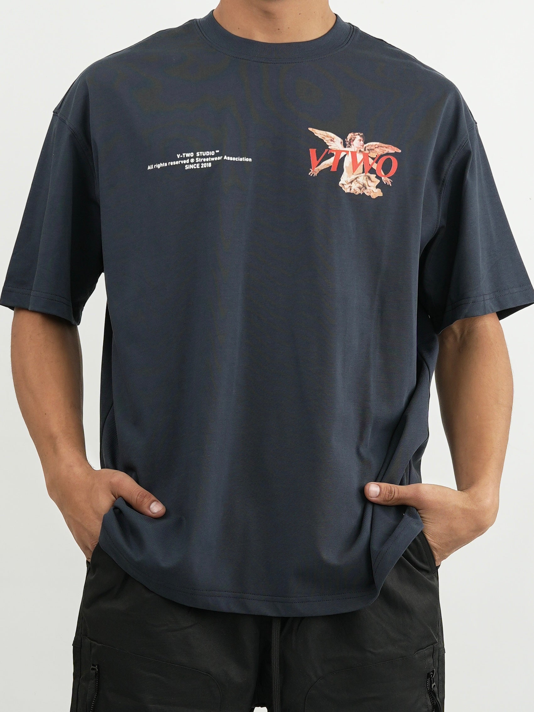 CAMISETA HOMBRE FCA014 AZUL