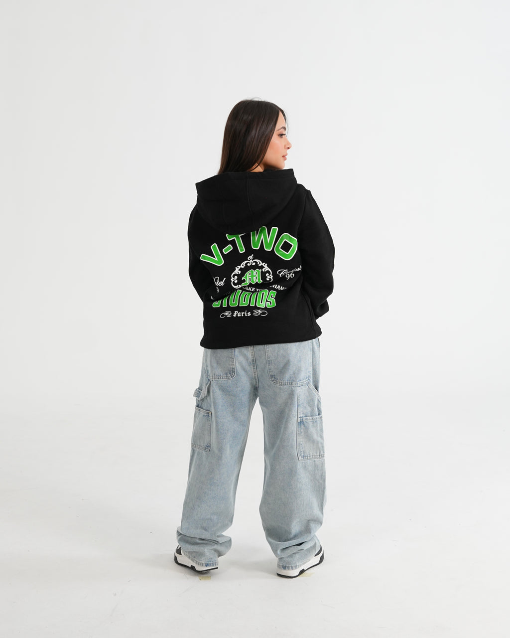 HOODIE FSA071 NEGRO