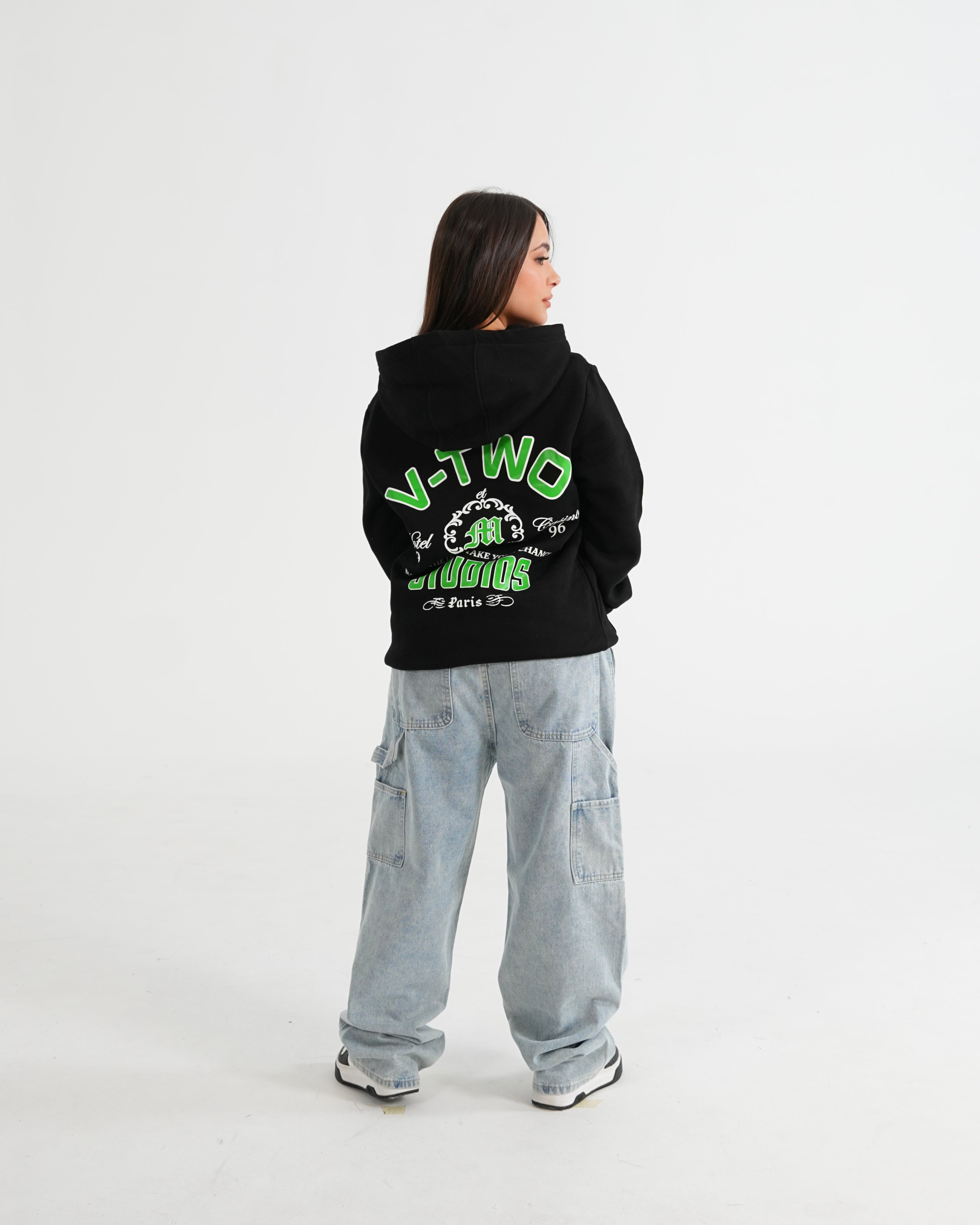 HOODIE FSA071 NEGRO