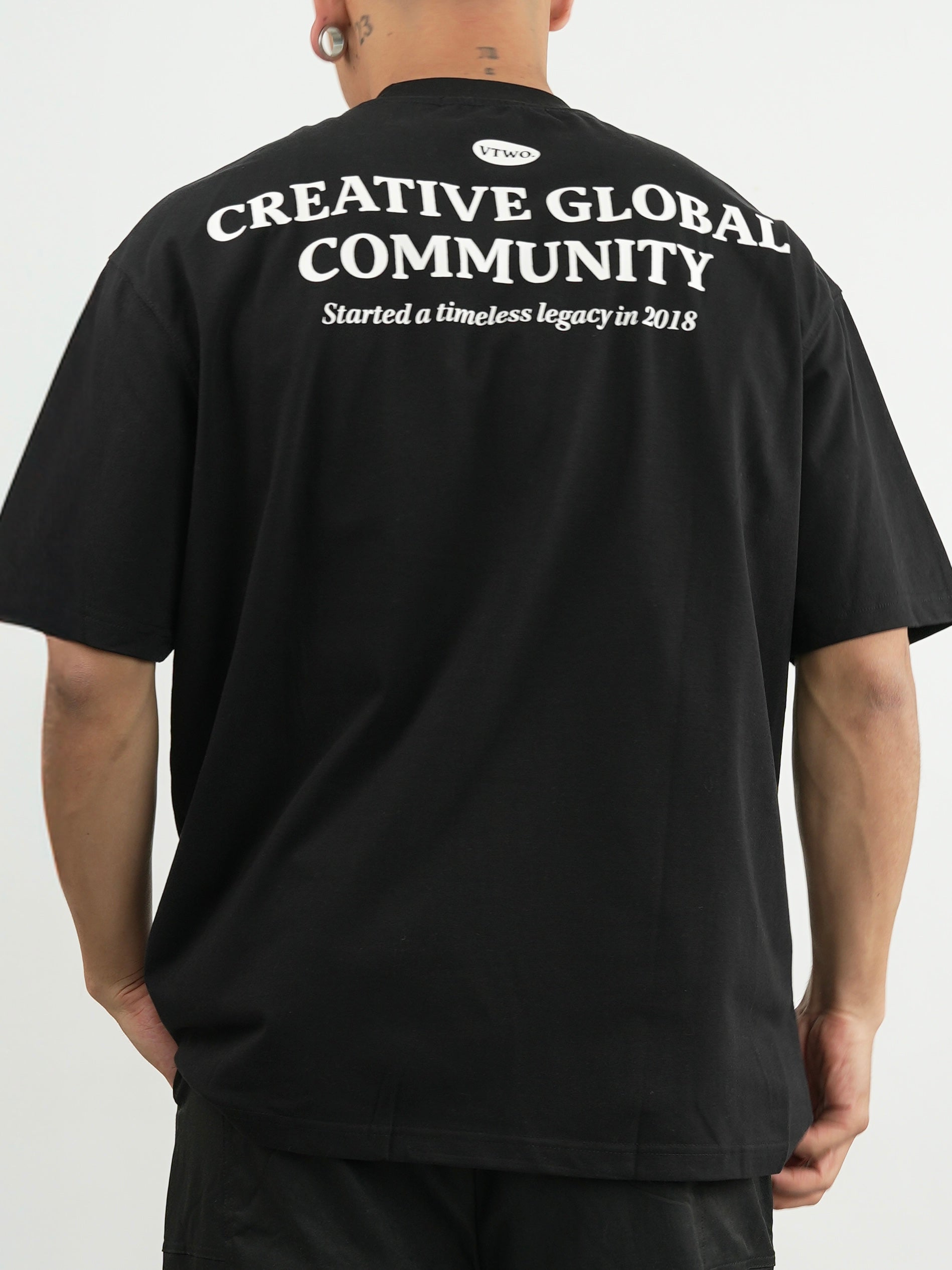 CAMISETA HOMBRE FCA015 NEGRO