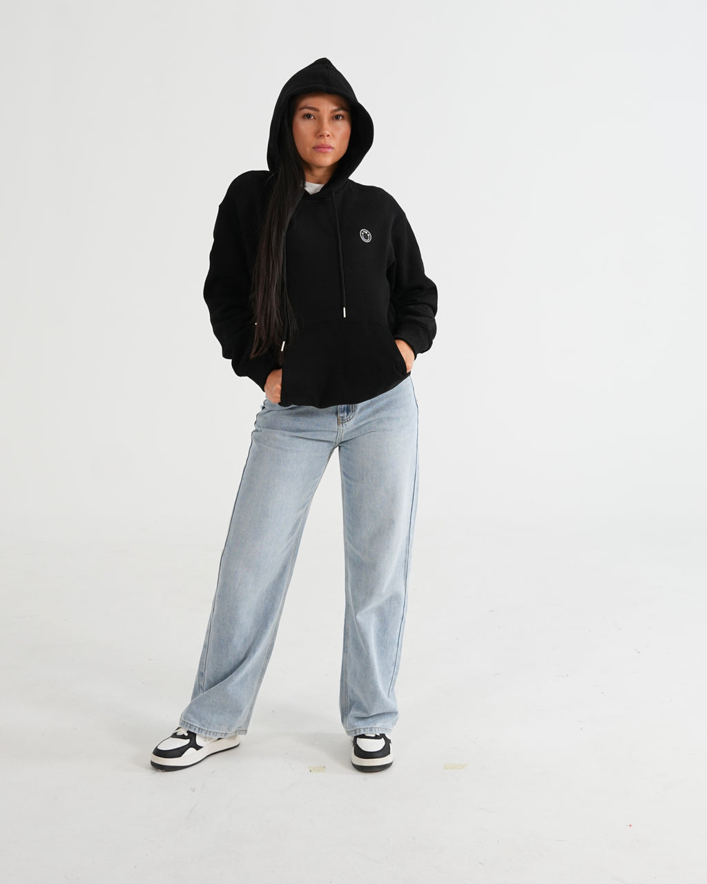 HOODIE FSA085 NEGRO