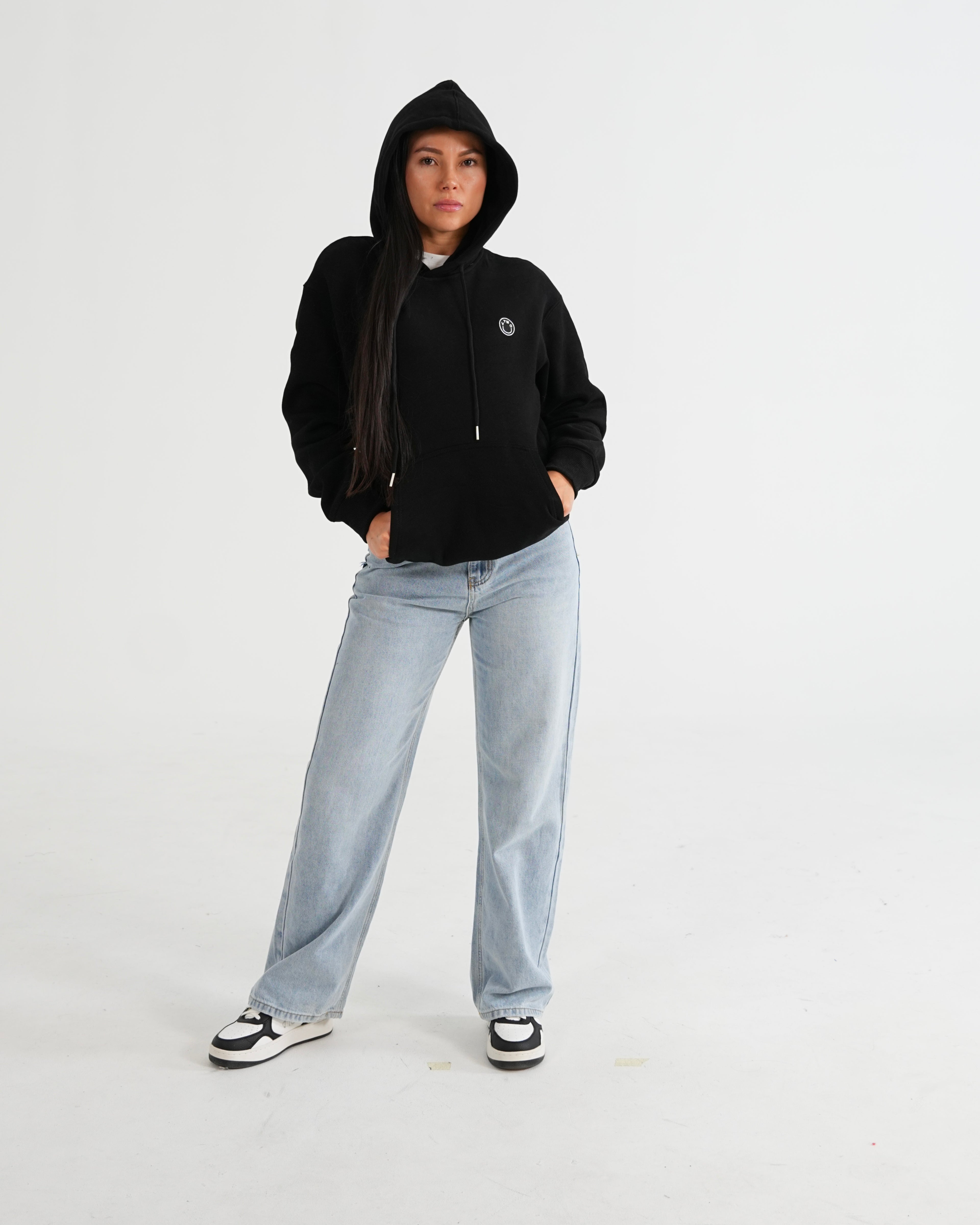 HOODIE FSA085 NEGRO