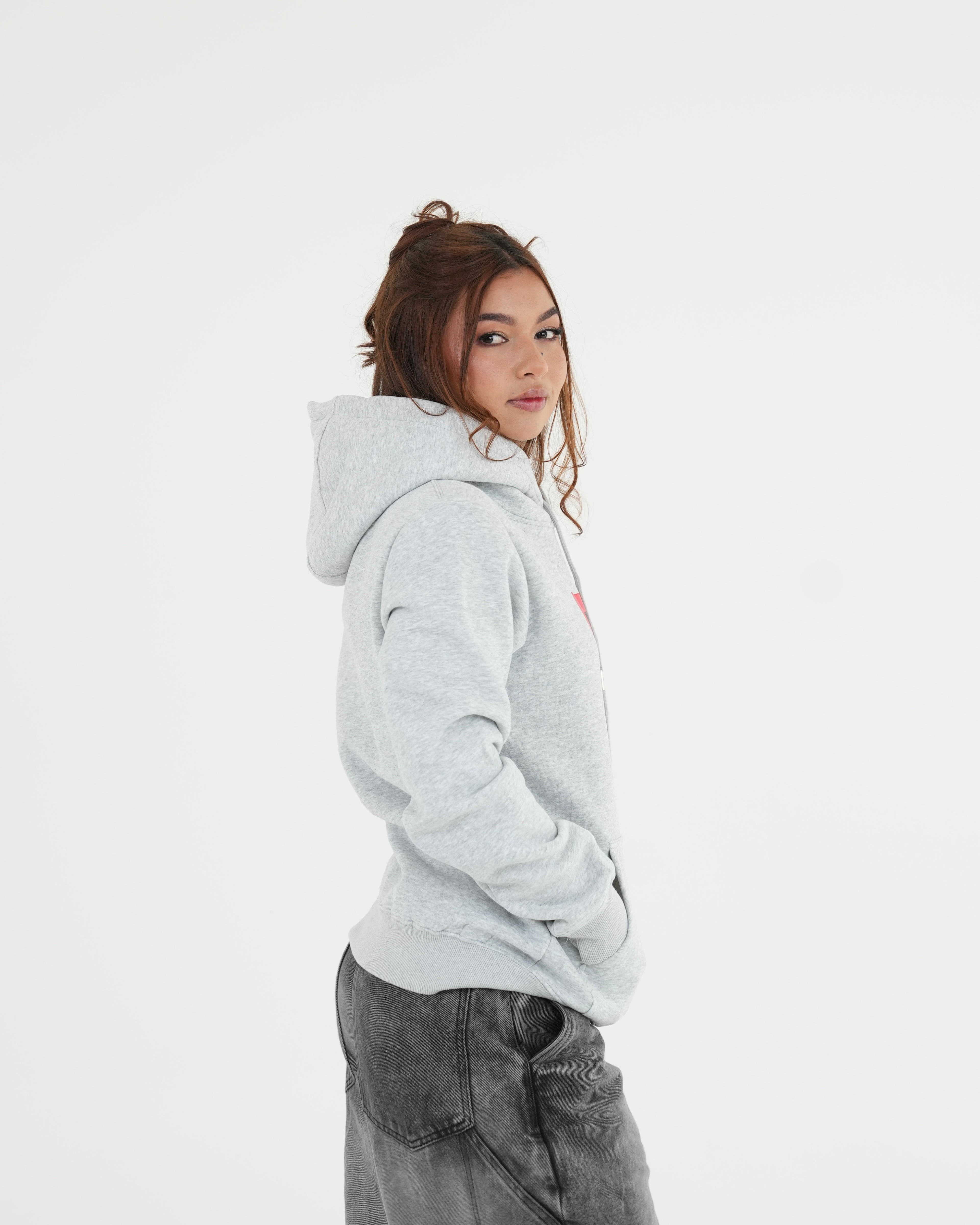 HOODIE FSA063 GRIS