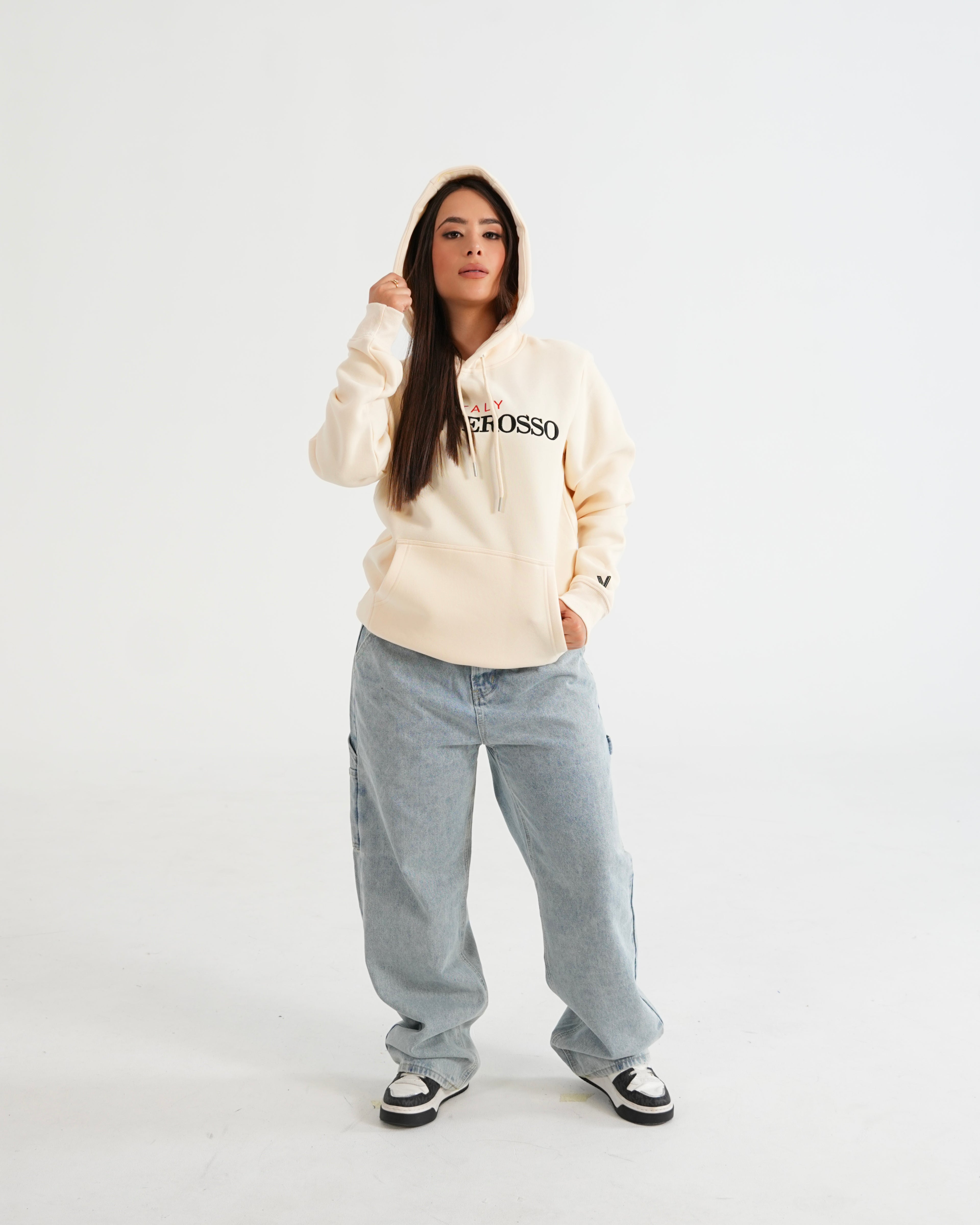 HOODIE FSA074 BEIGE