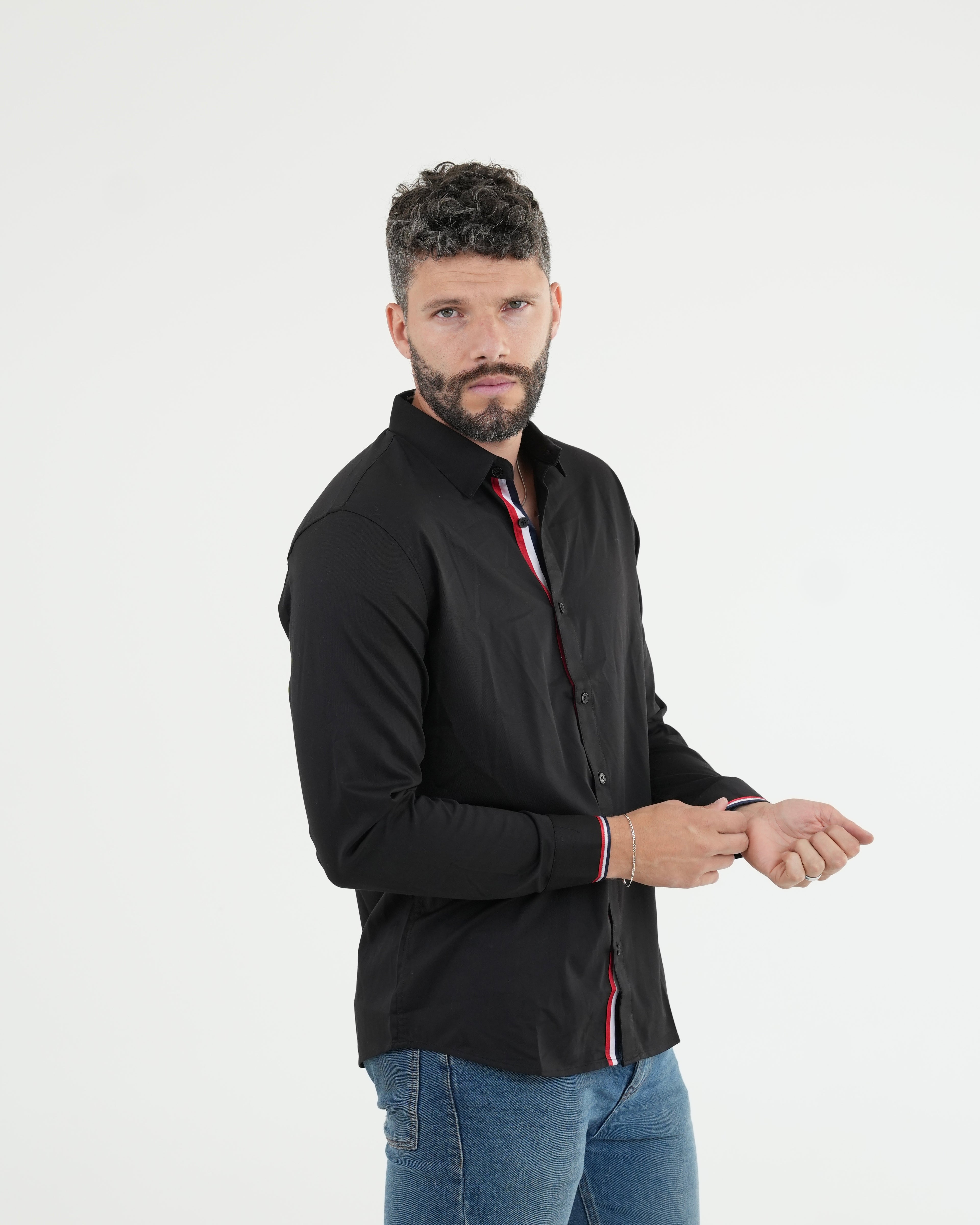 CAMISA FVR010 NEGRO