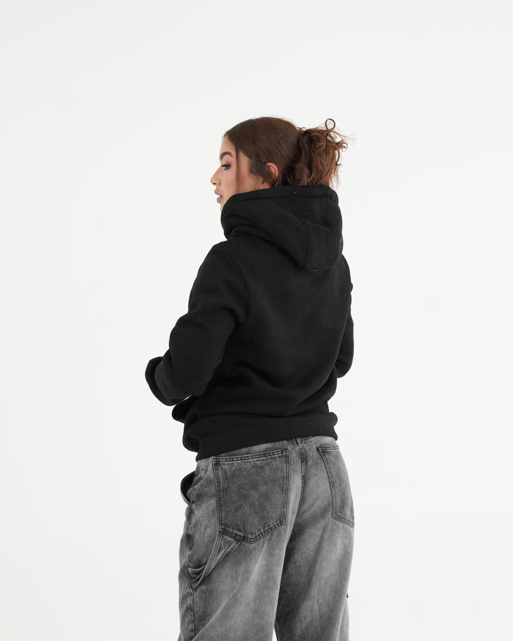 HOODIE FSA063 NEGRO