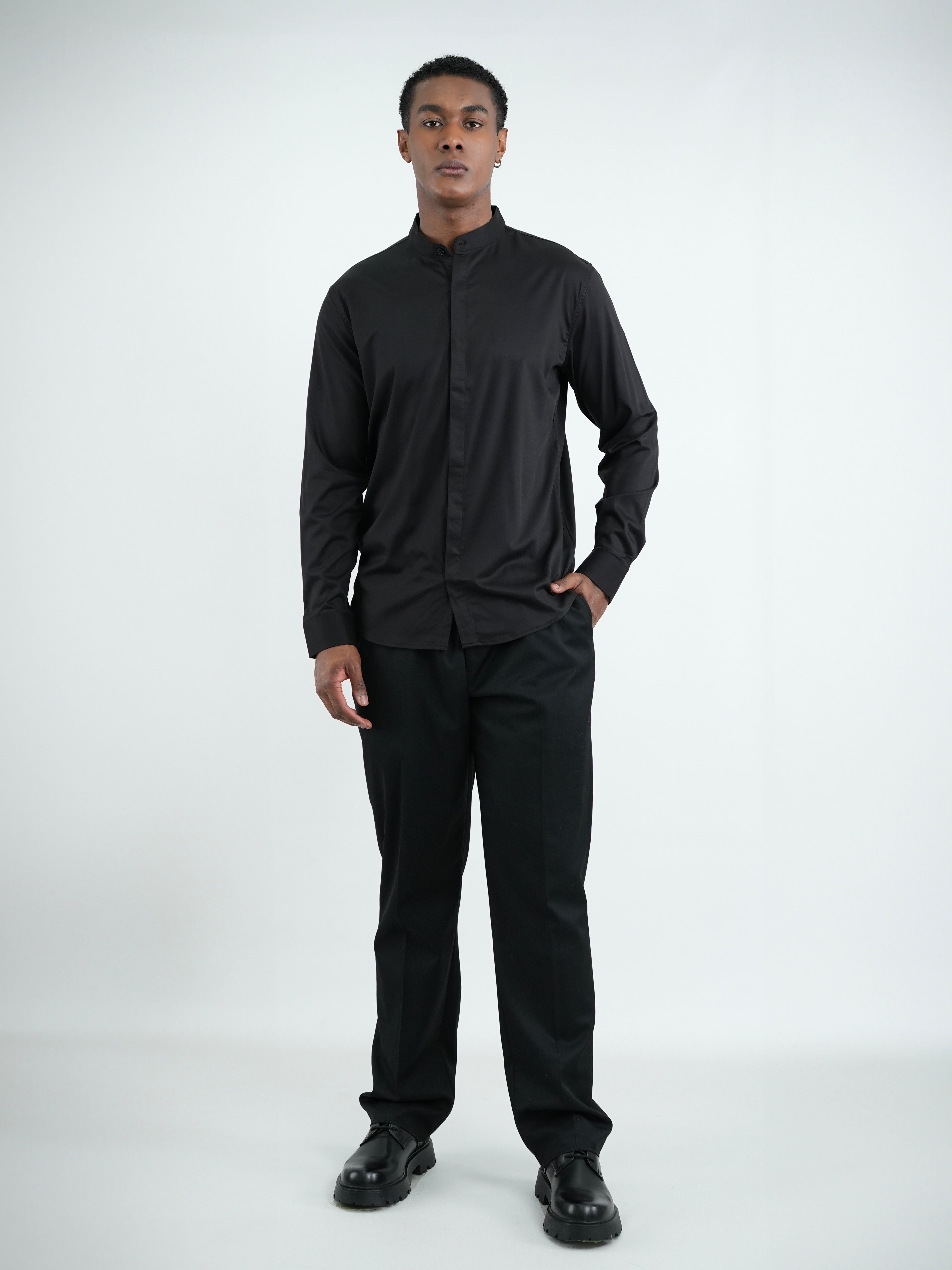 CAMISA FVR005 NEGRO