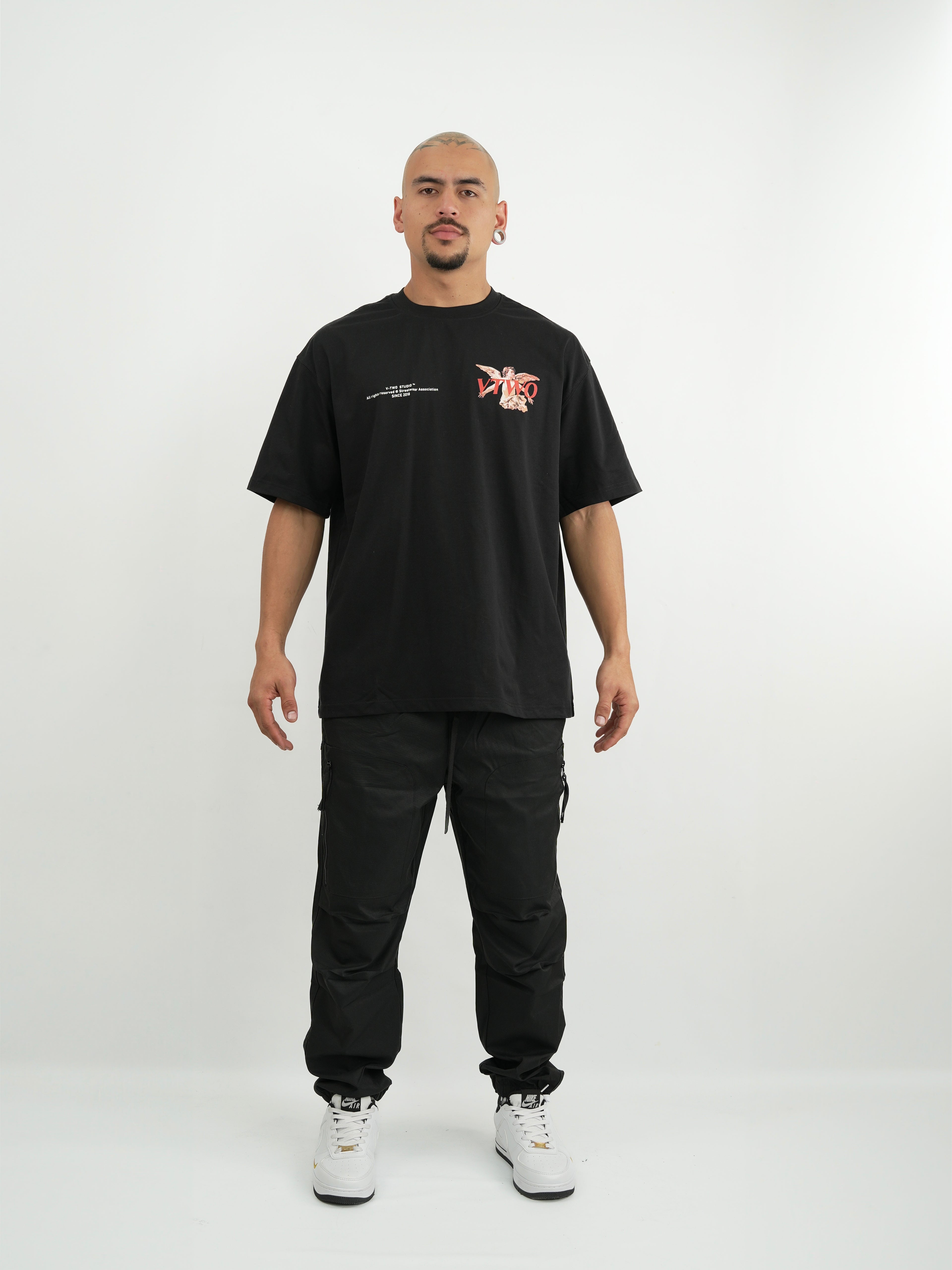 CAMISETA FCA014 NEGRO
