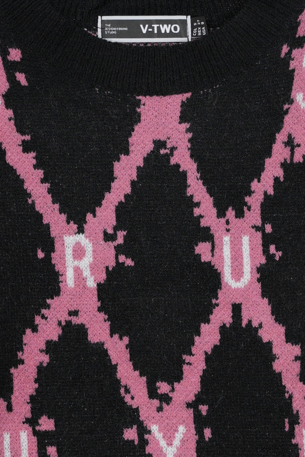 SUÉTER MSA155 NEGRO ROSA