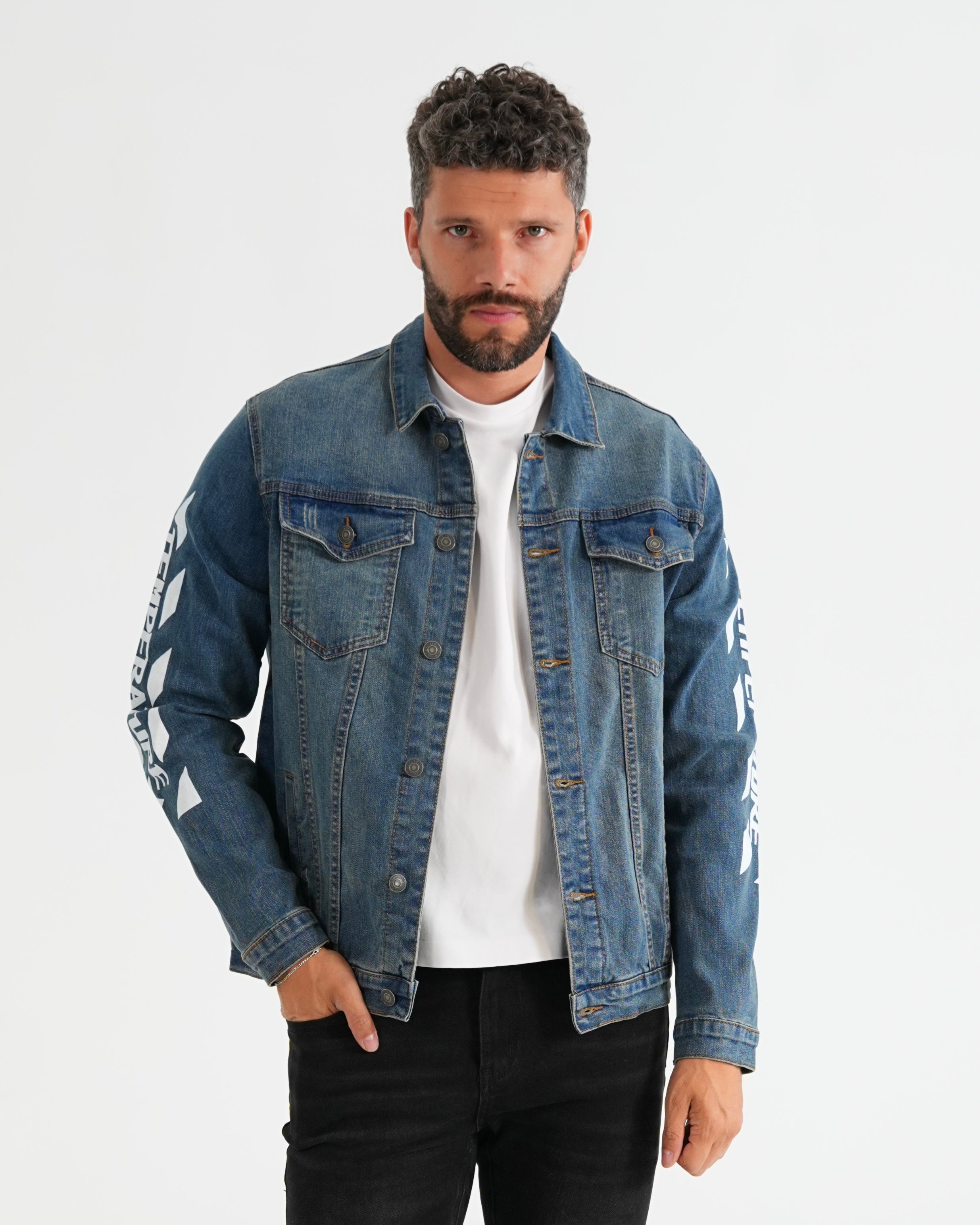 CHAQUETA DENIM VR038 AZUL O
