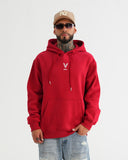 HOODIE FSA083 ROJO