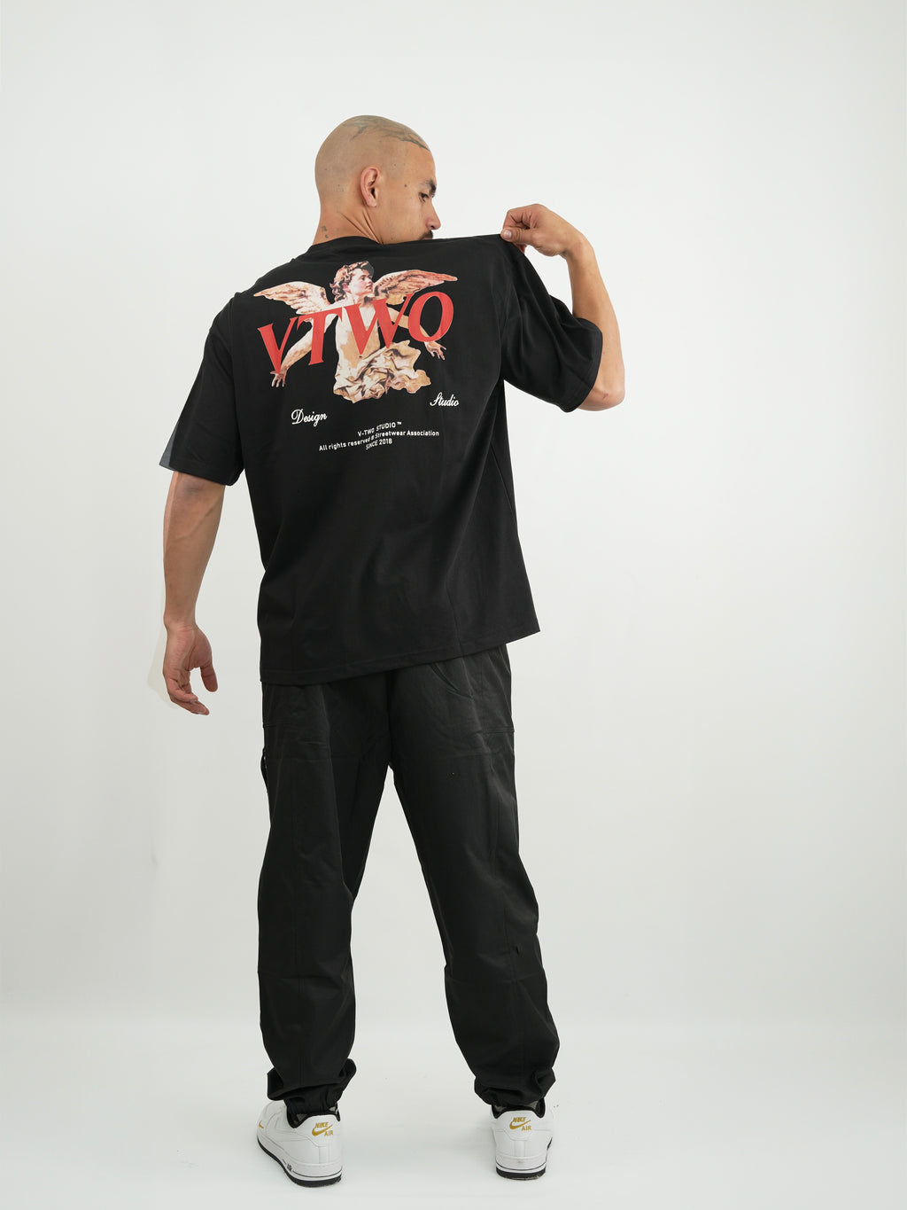 CAMISETA FCA014 NEGRO