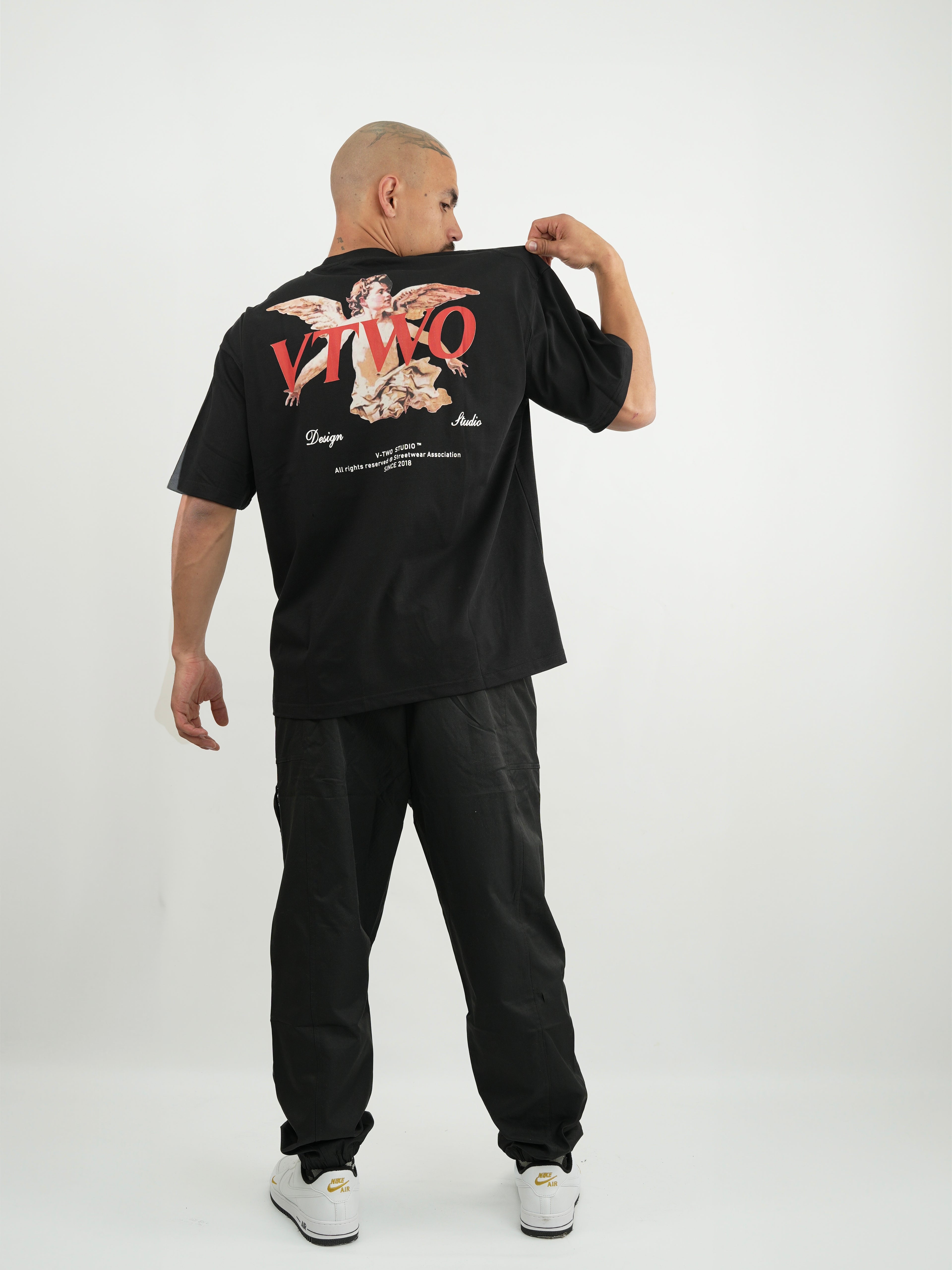 CAMISETA FCA014 NEGRO