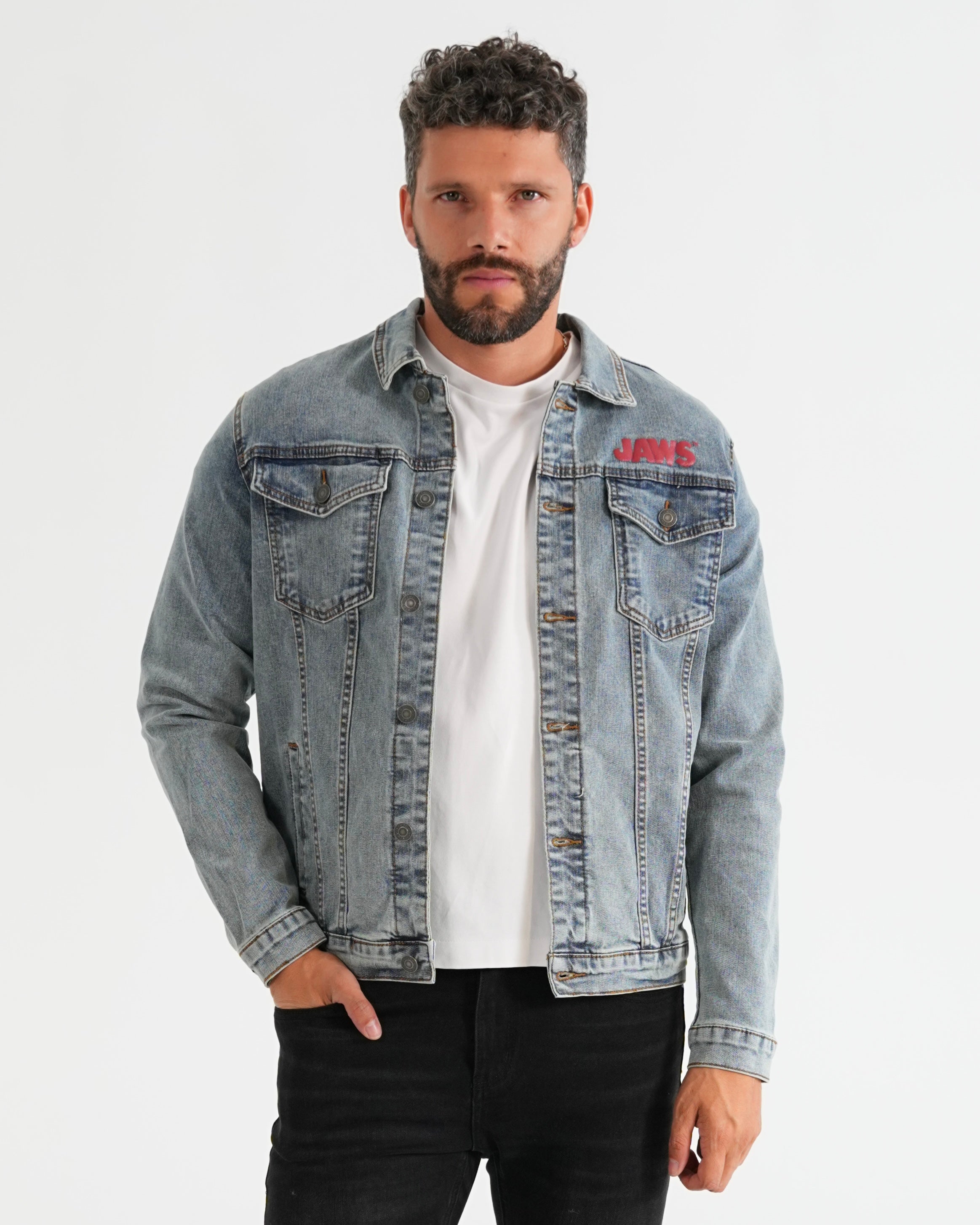CHAQUETA DENIM VR034 AZUL