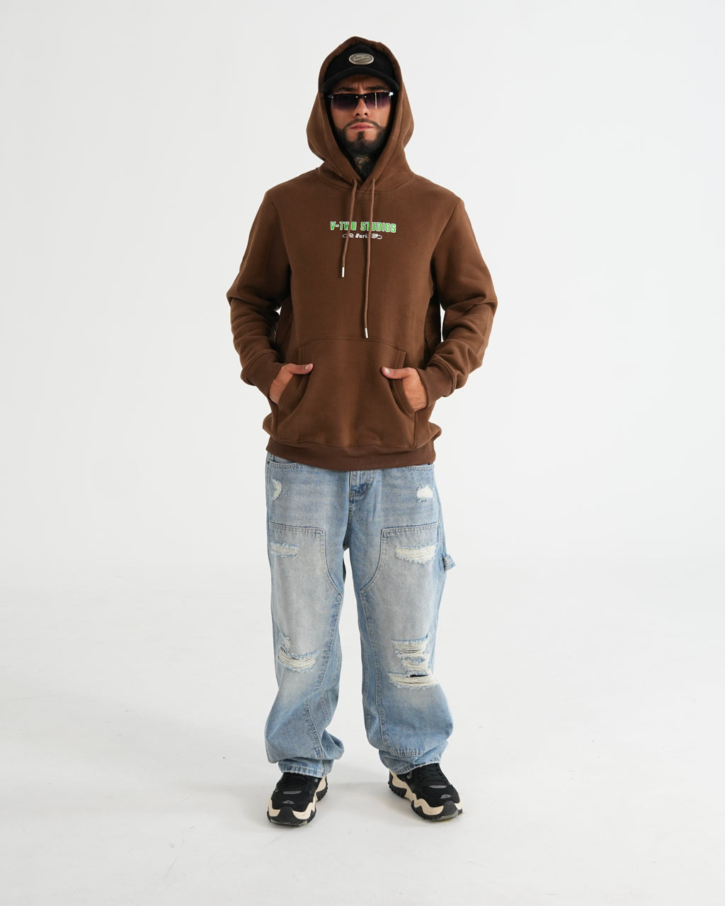 HOODIE FSA071 CAFE