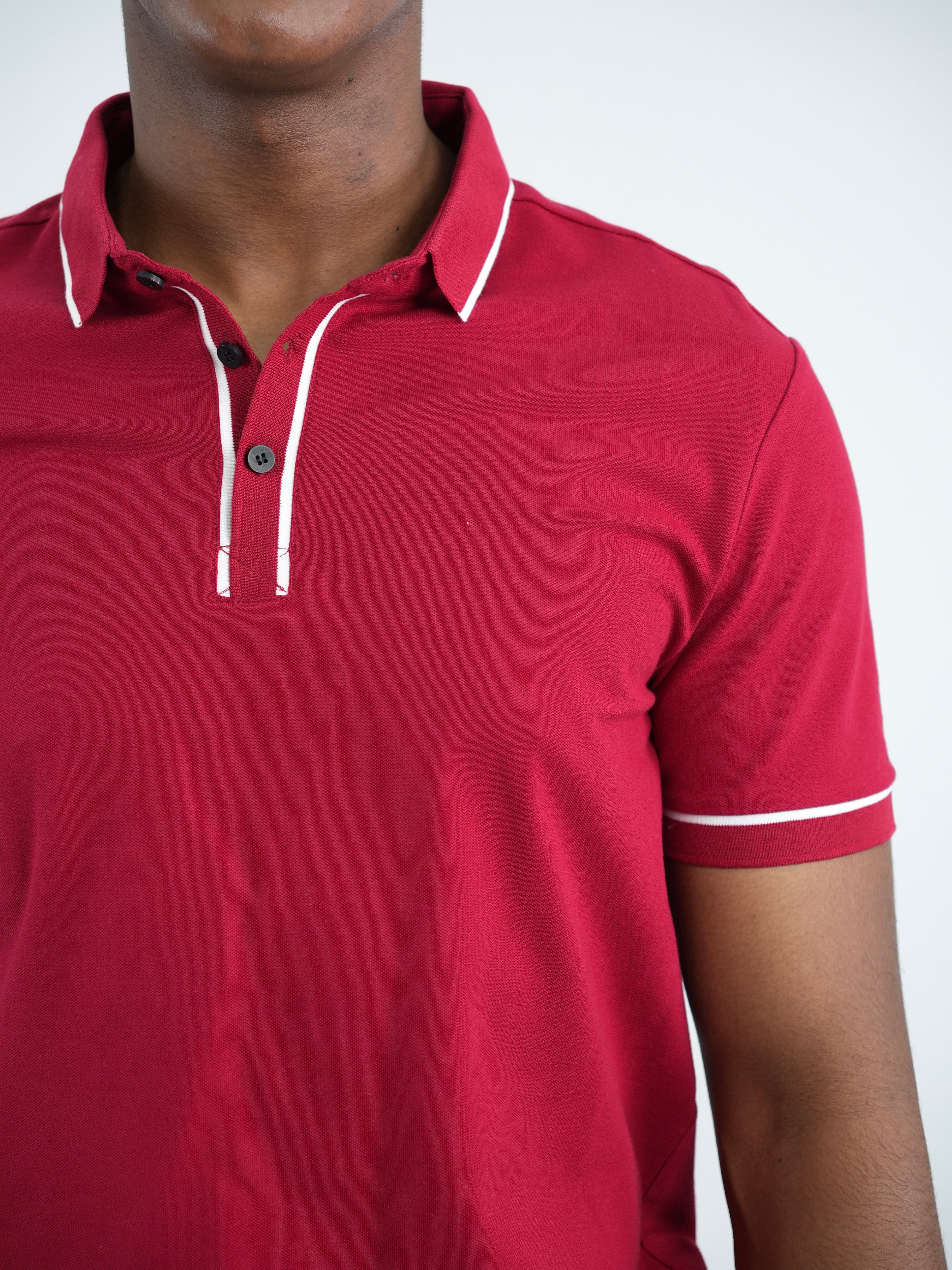 CAMISA POLO CAP001 ROJO