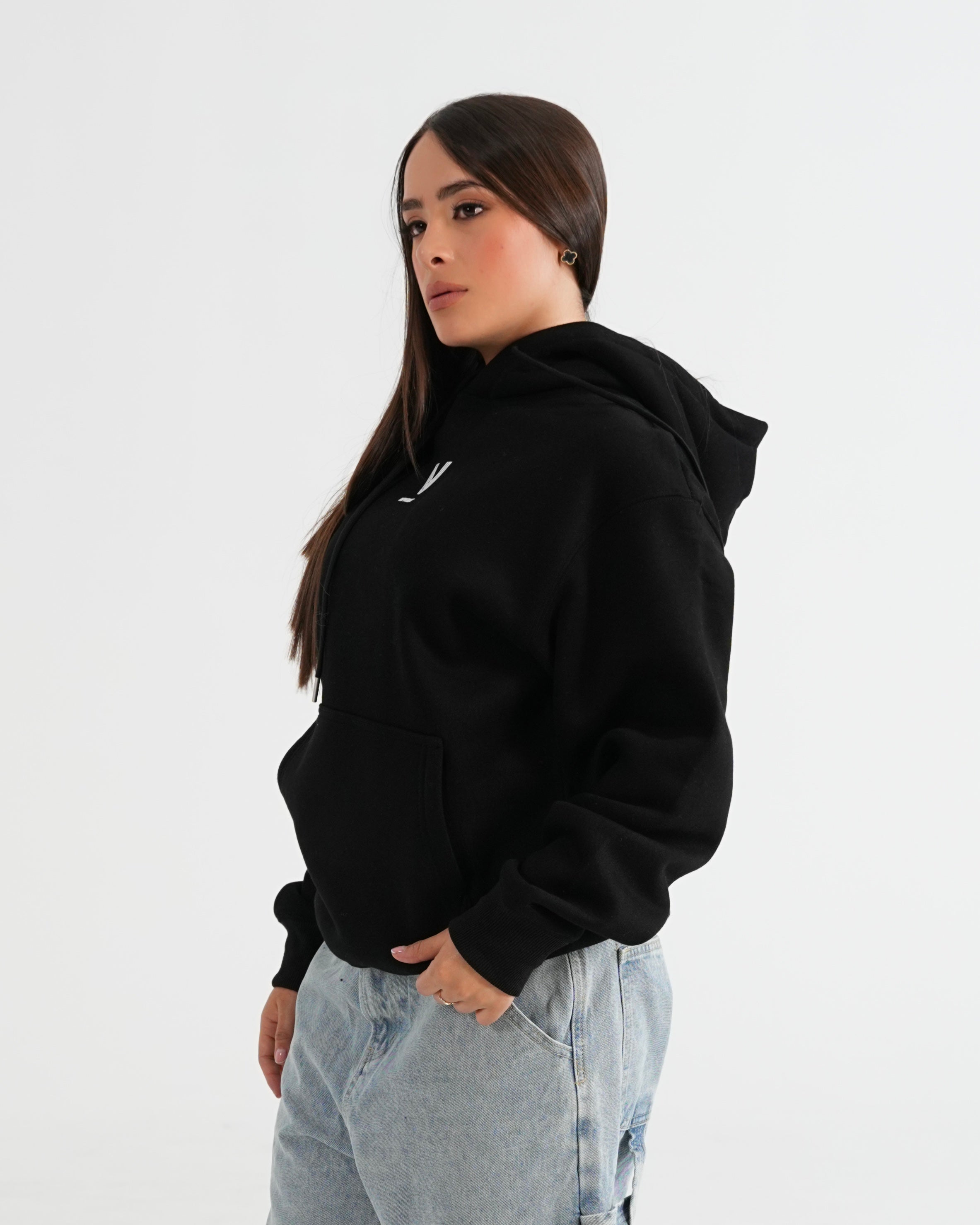 HOODIE FSA083 NEGRO
