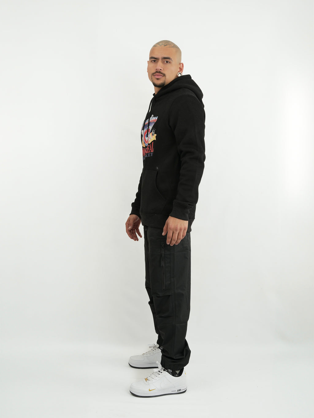 HOODIE FSA043 NEGRO