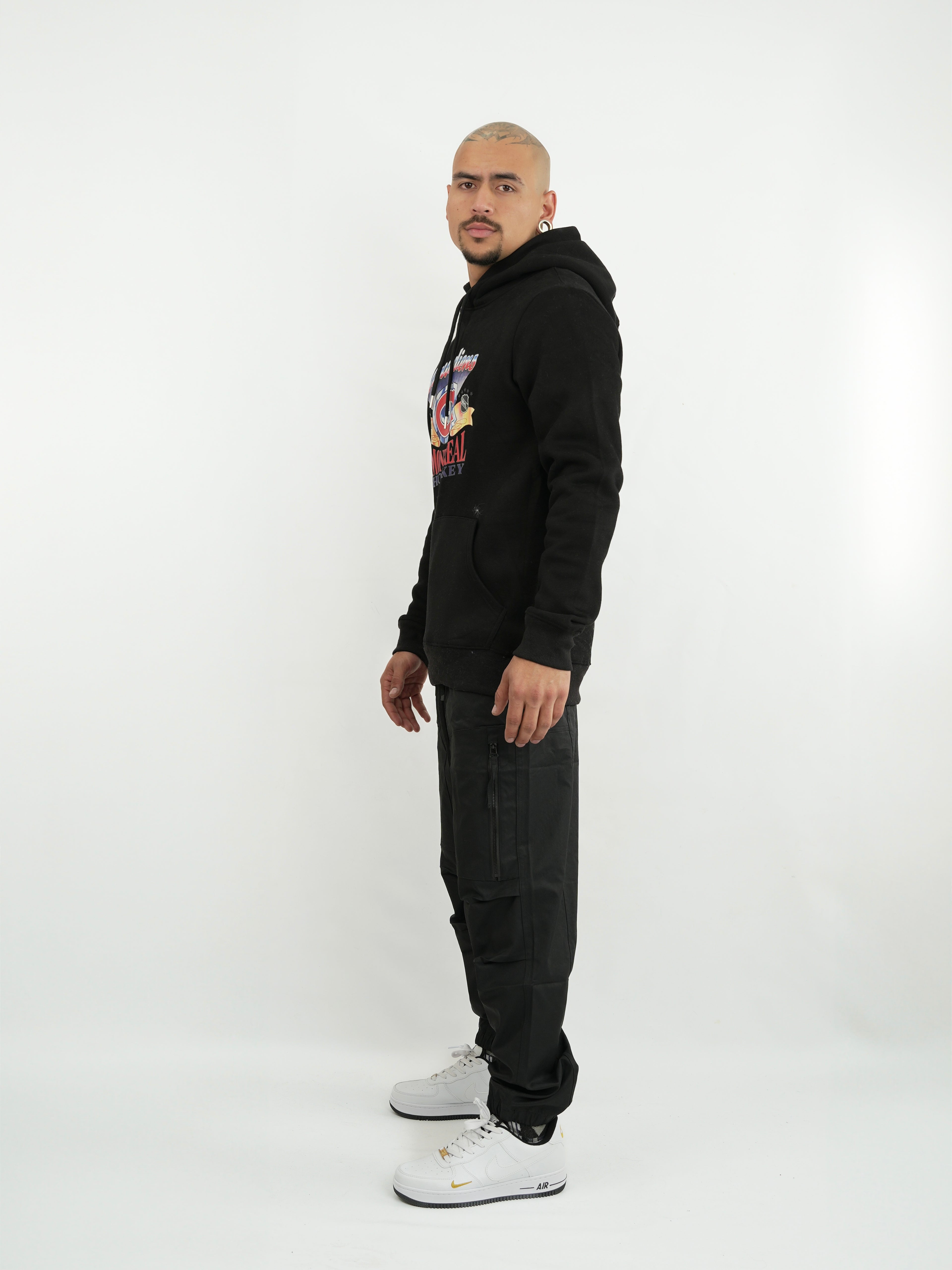 HOODIE FSA043 NEGRO