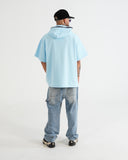 HOODIE MANGA CORTA CA016 AZUL C