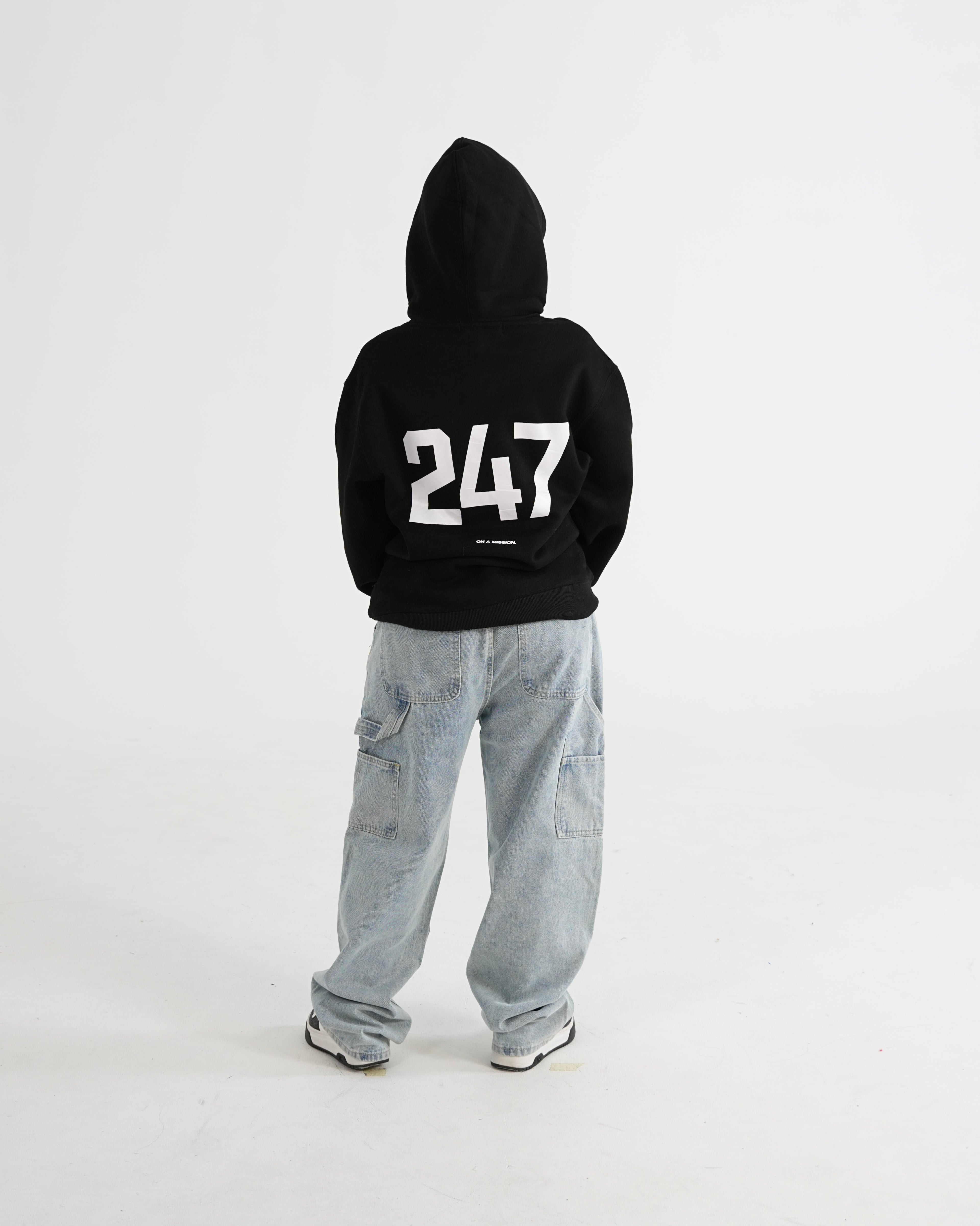 HOODIE FSA083 NEGRO