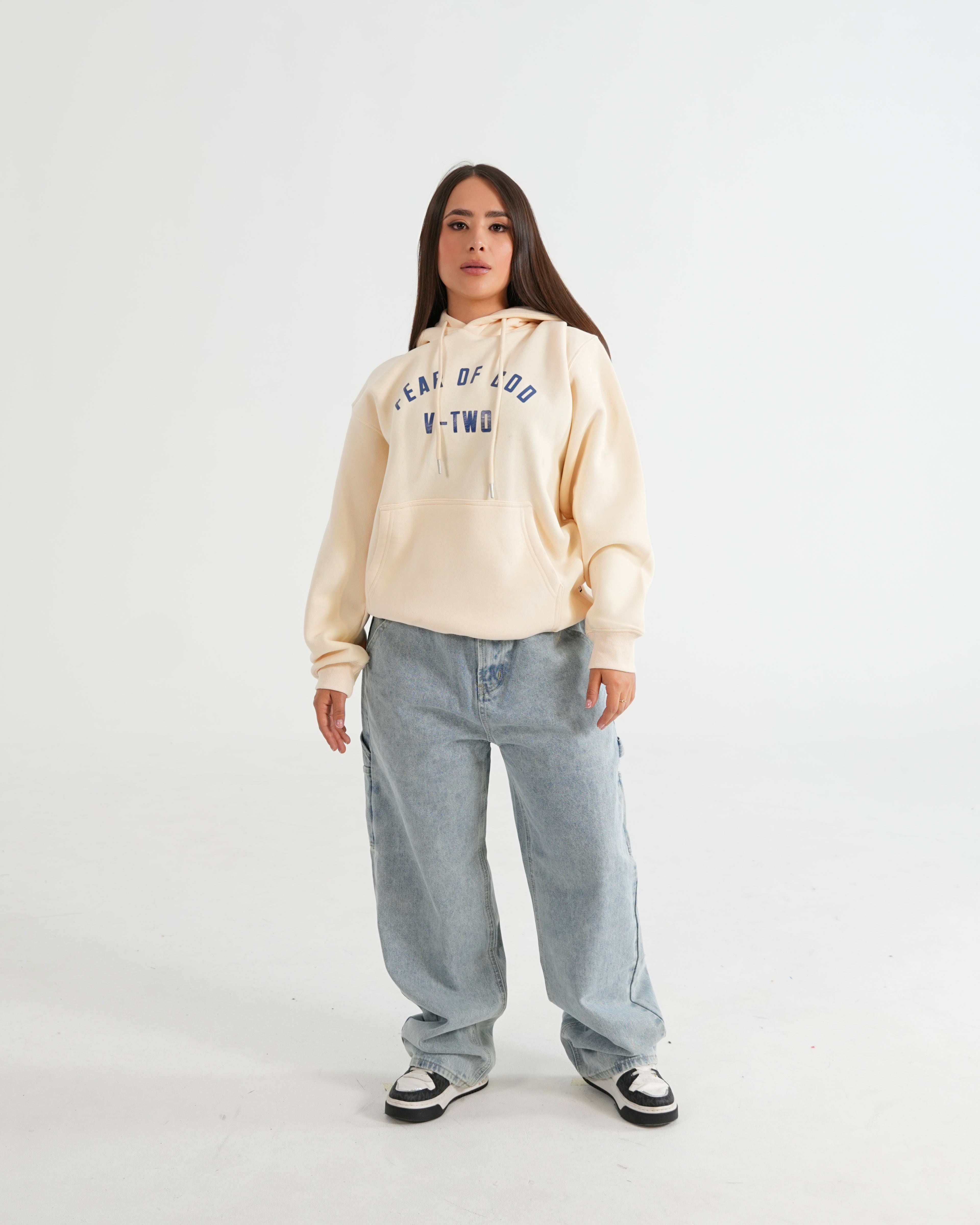 HOODIE FSA080 BEIGE