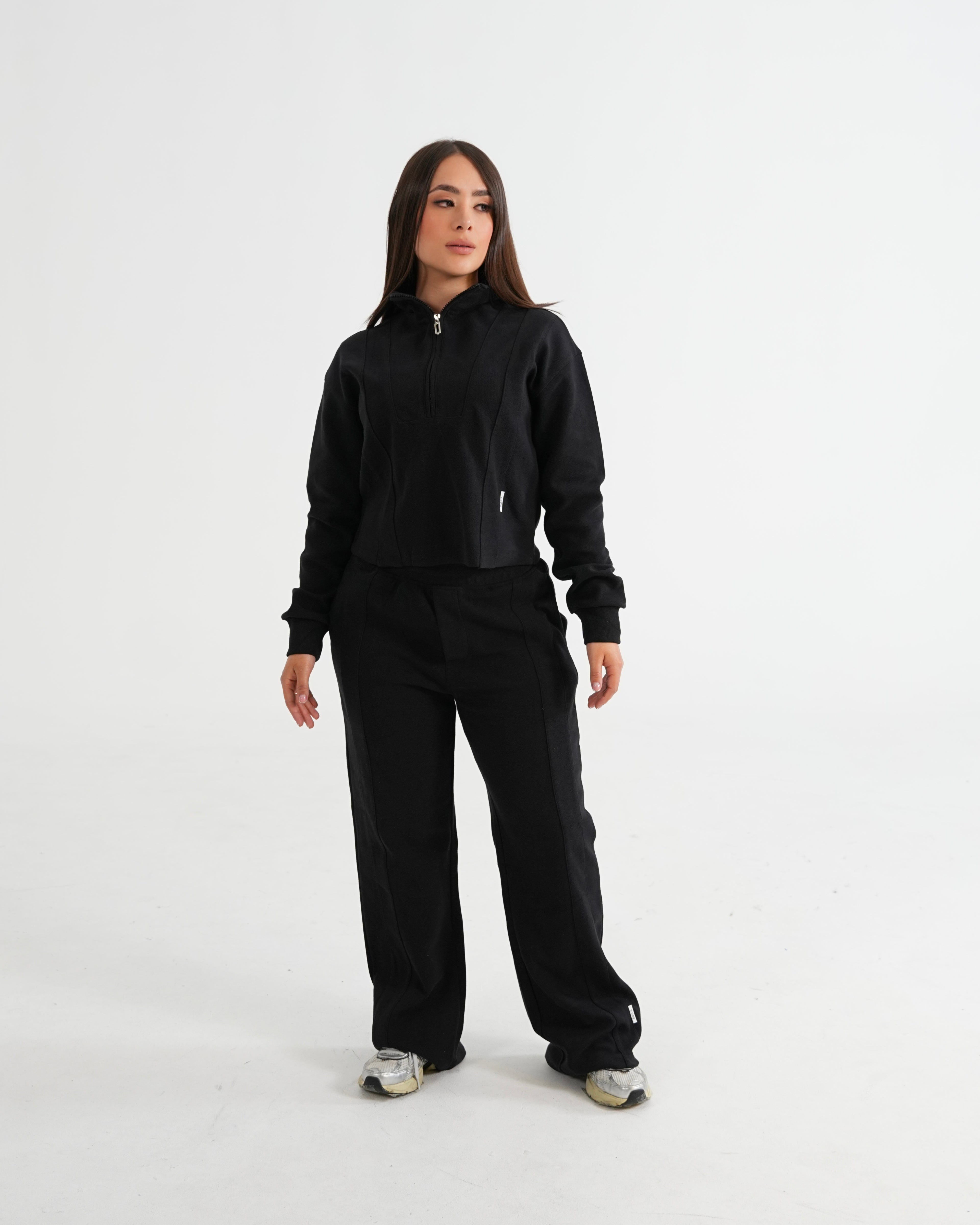 SUDADERA V002 NEGRO