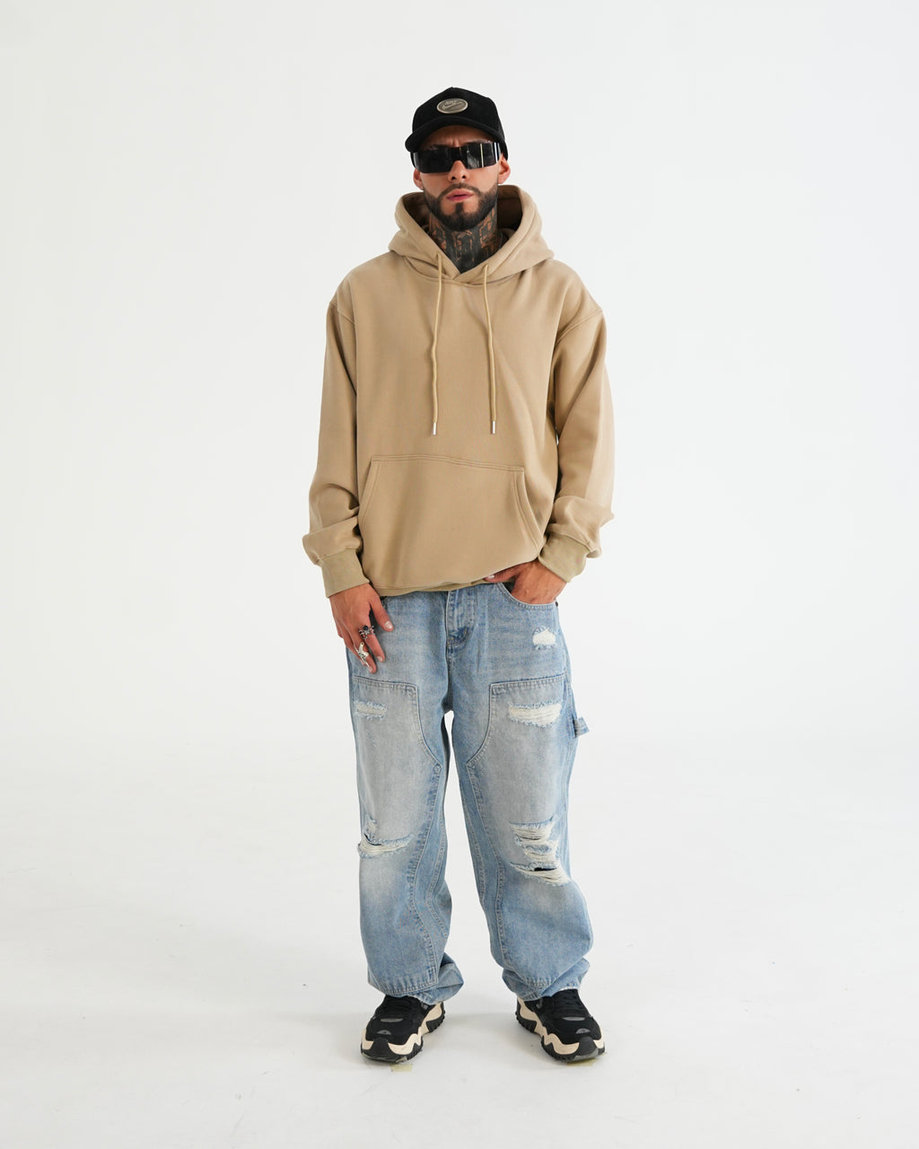 HOODIE FSA068 KHAKI C