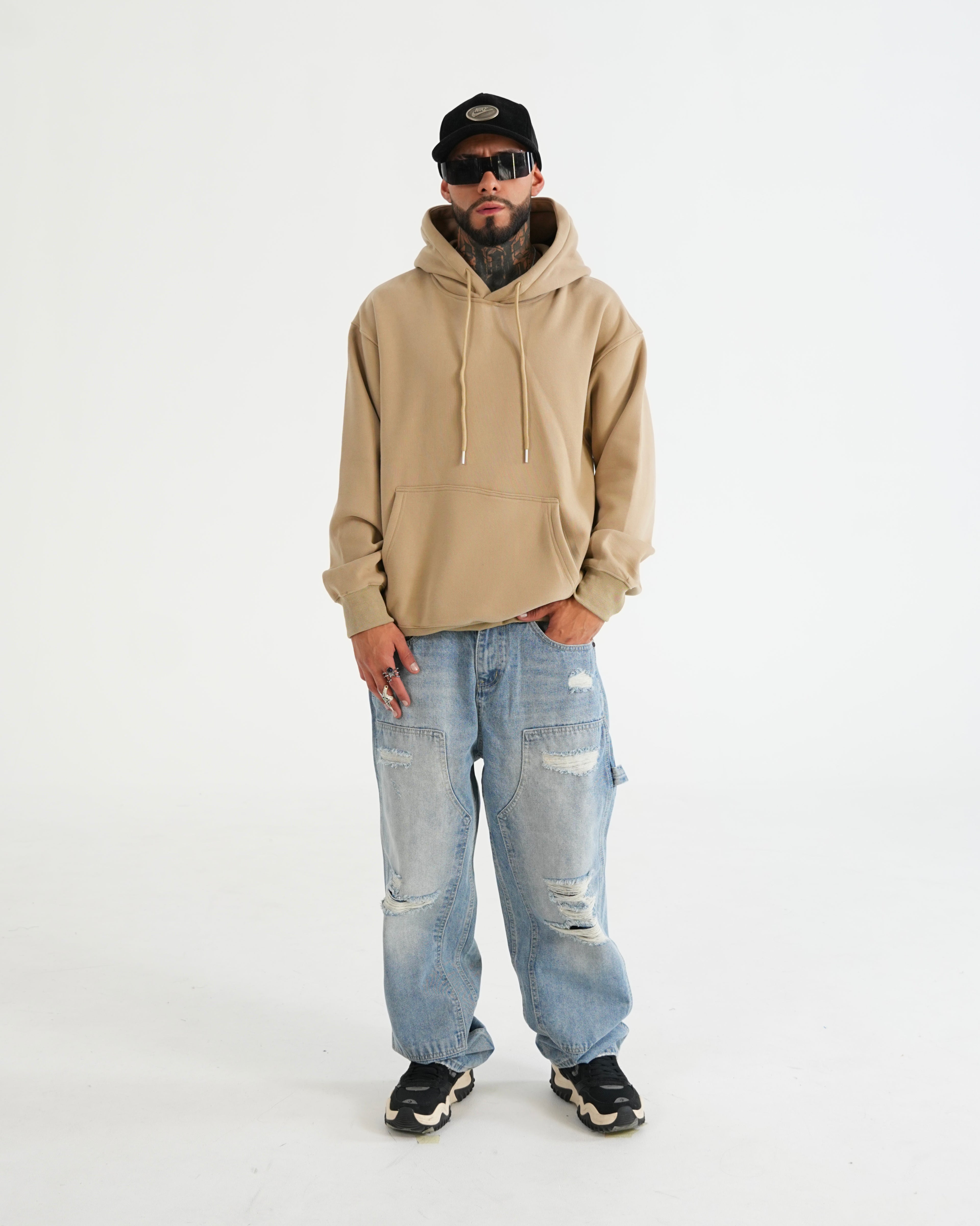 HOODIE FSA068 KHAKI C
