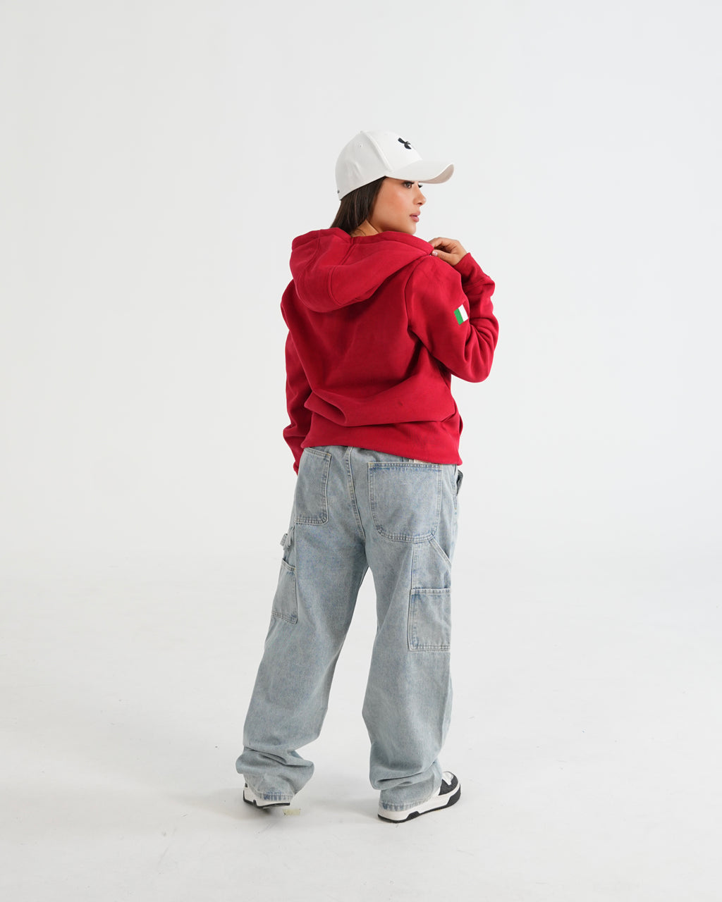 HOODIE FSA074 ROJO
