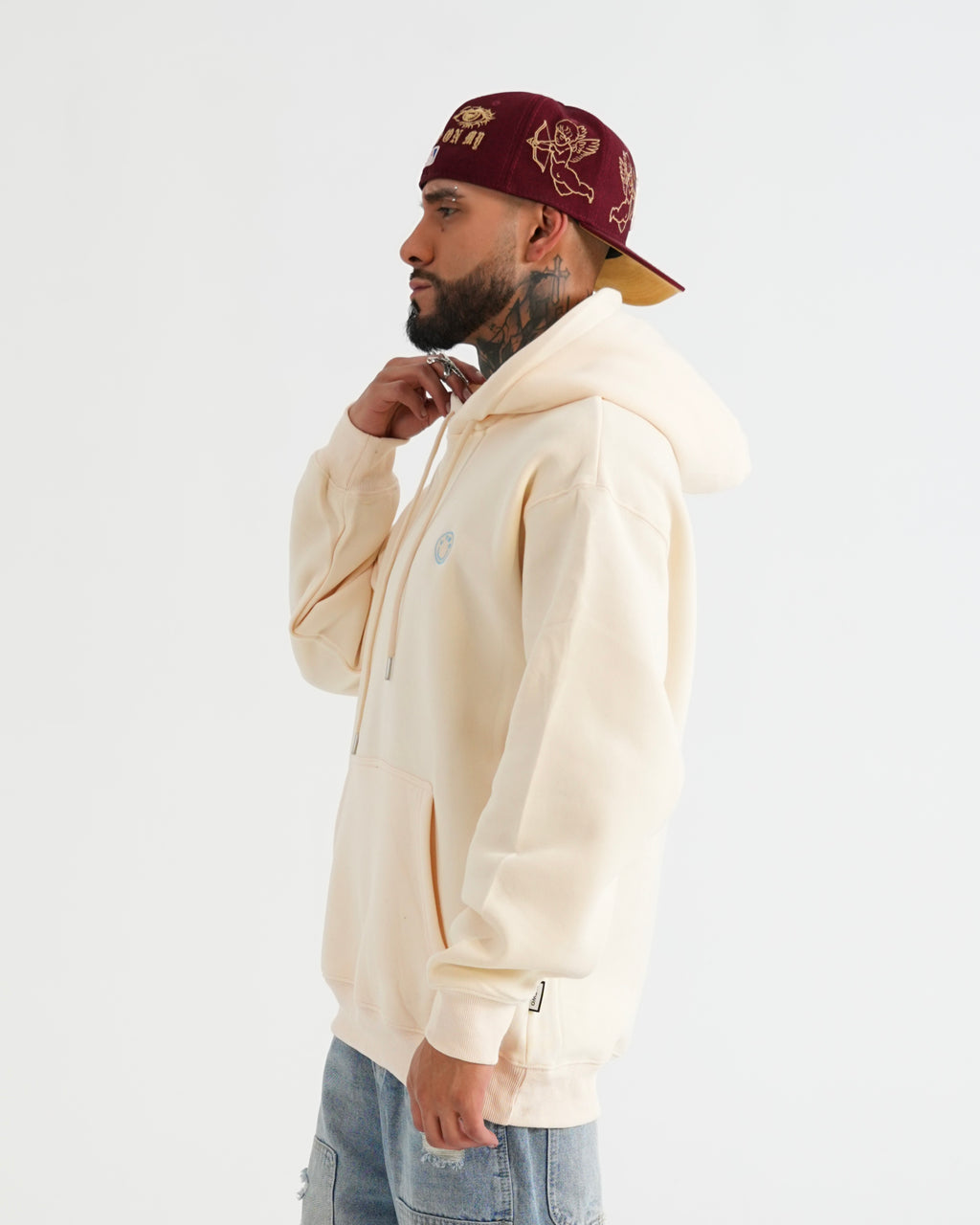 HOODIE FSA085 BEIGE
