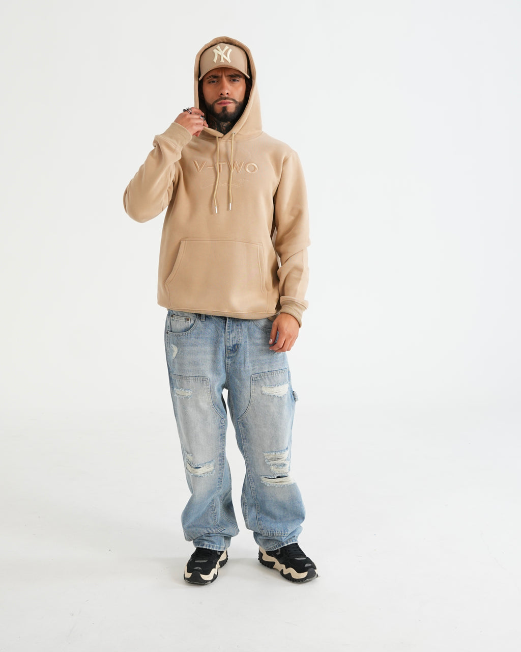 HOODIE FSA070 KHAKI