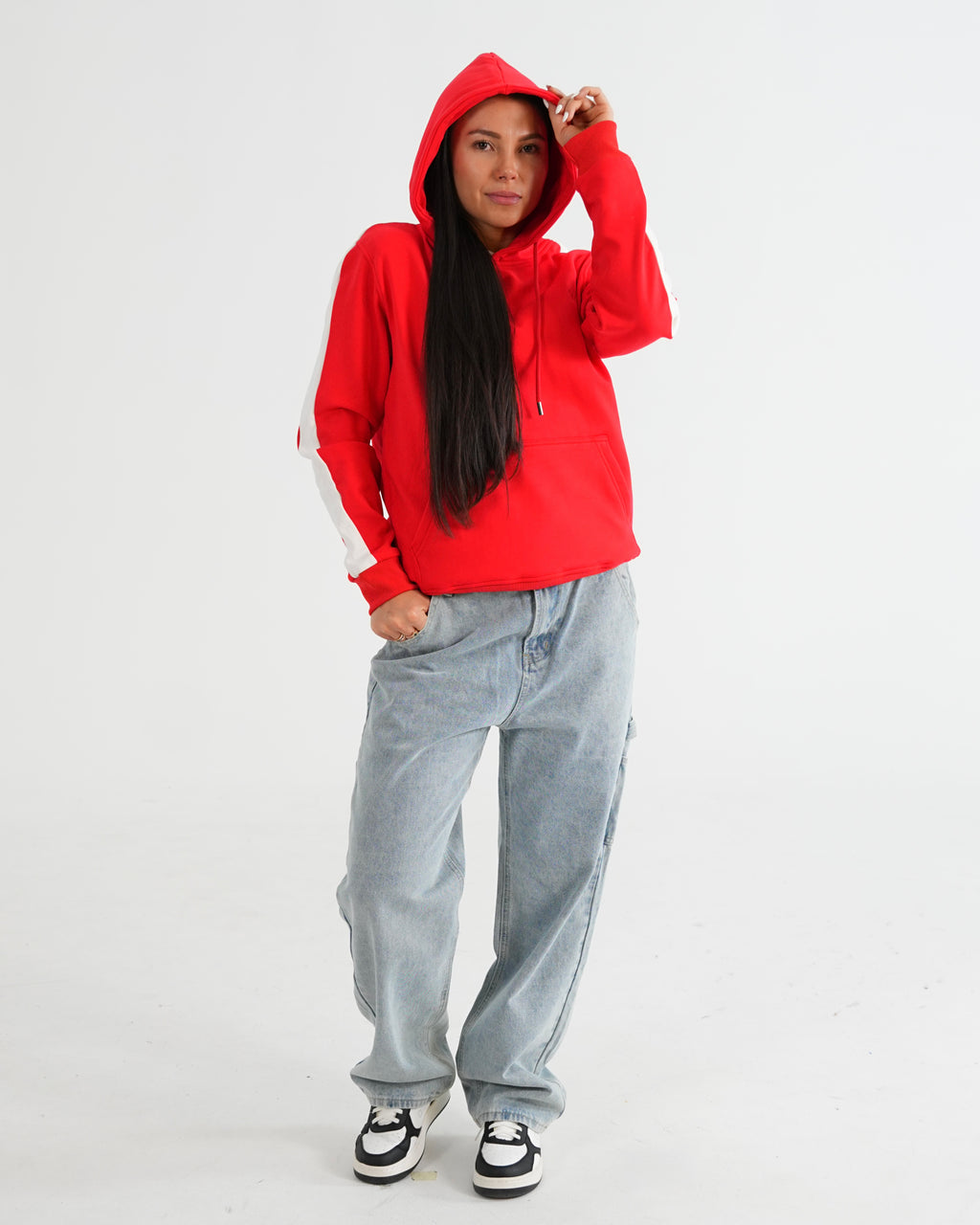 HOODIE LSA024 ROJO