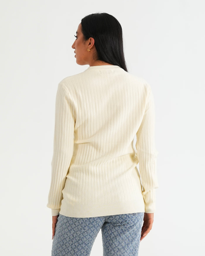 SUÉTER HISA024 BLANCO