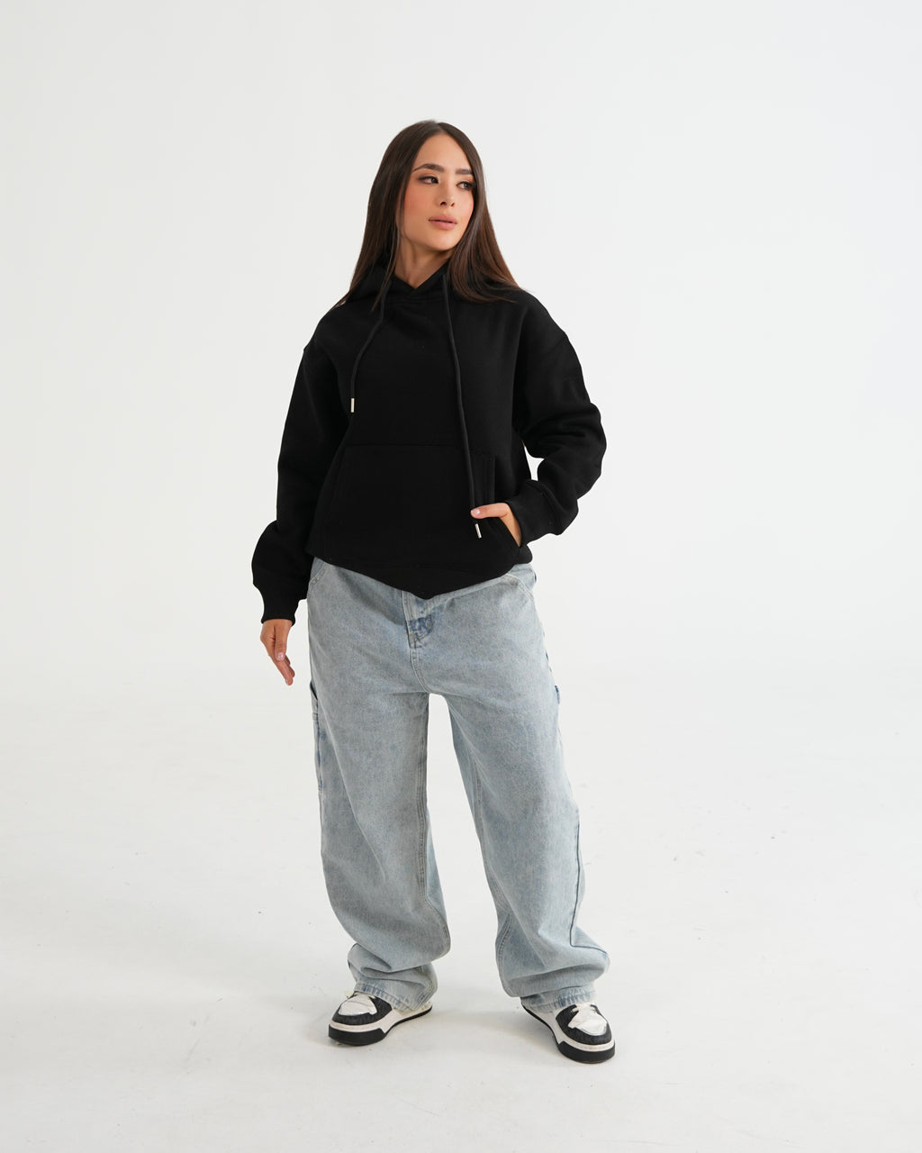HOODIE FMSA045 NEGRO