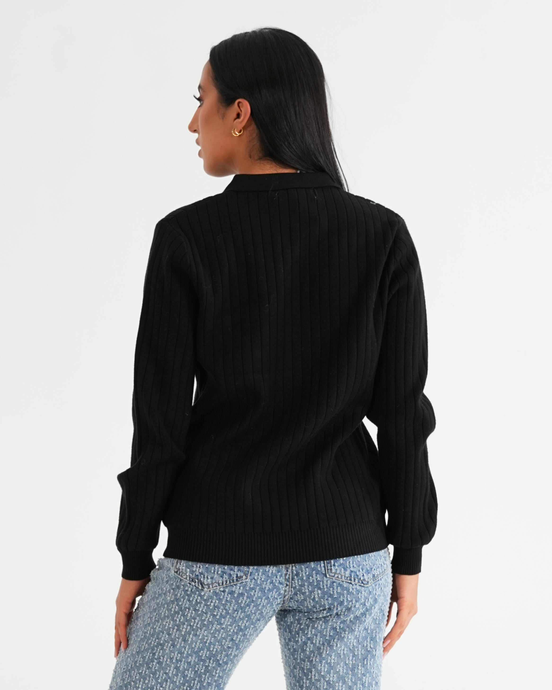 SUÉTER HISA022 NEGRO