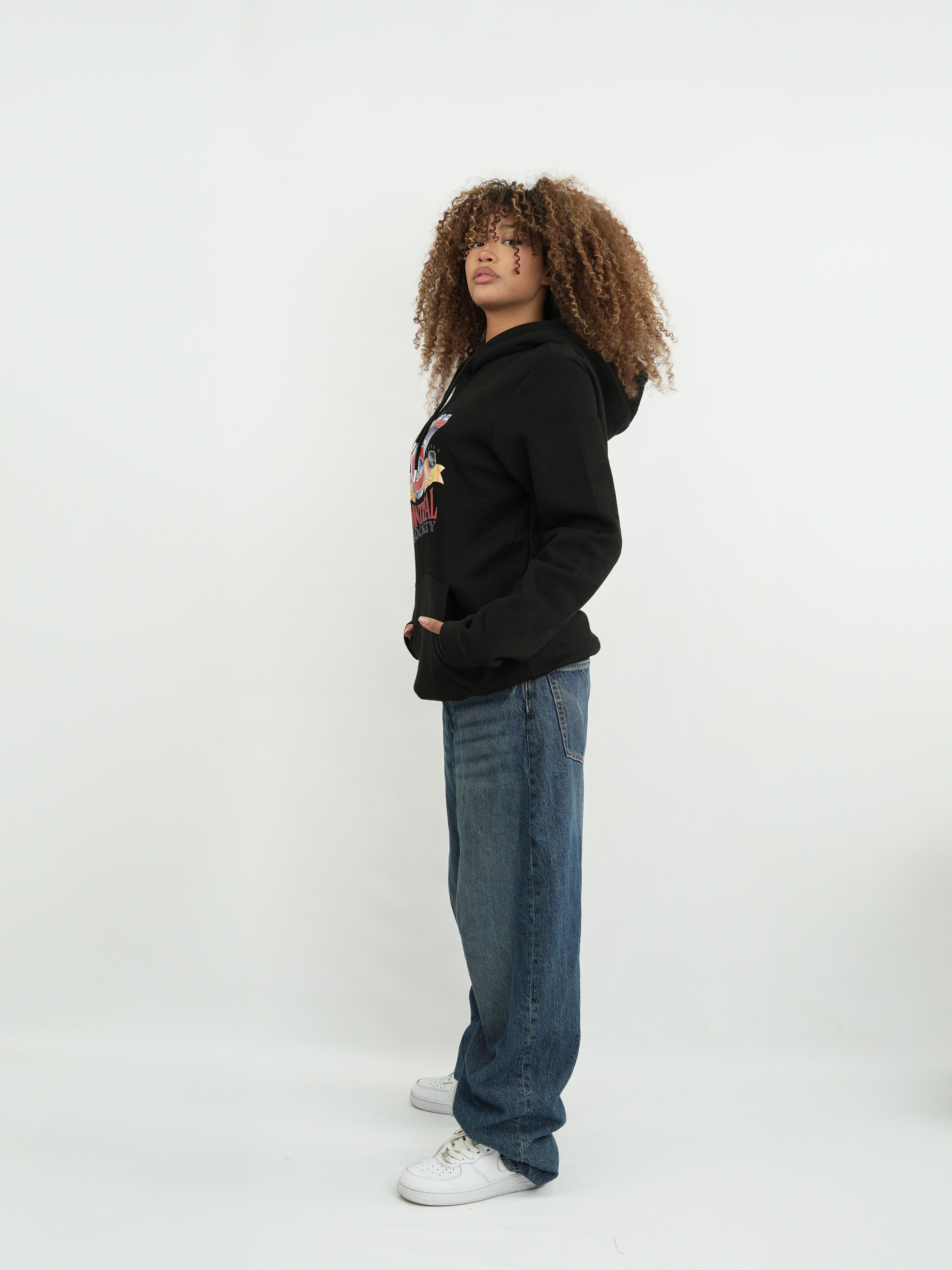 HOODIE FSA043 NEGRO