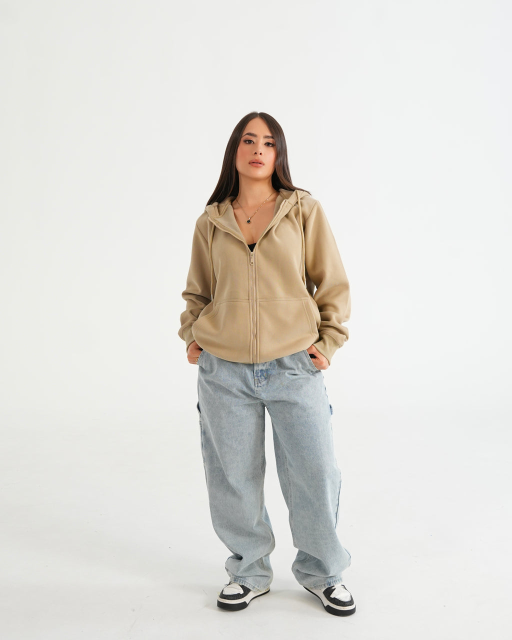 CHAQUETA FSA067 KHAKI C