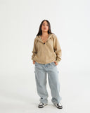 CHAQUETA FSA067 KHAKI C