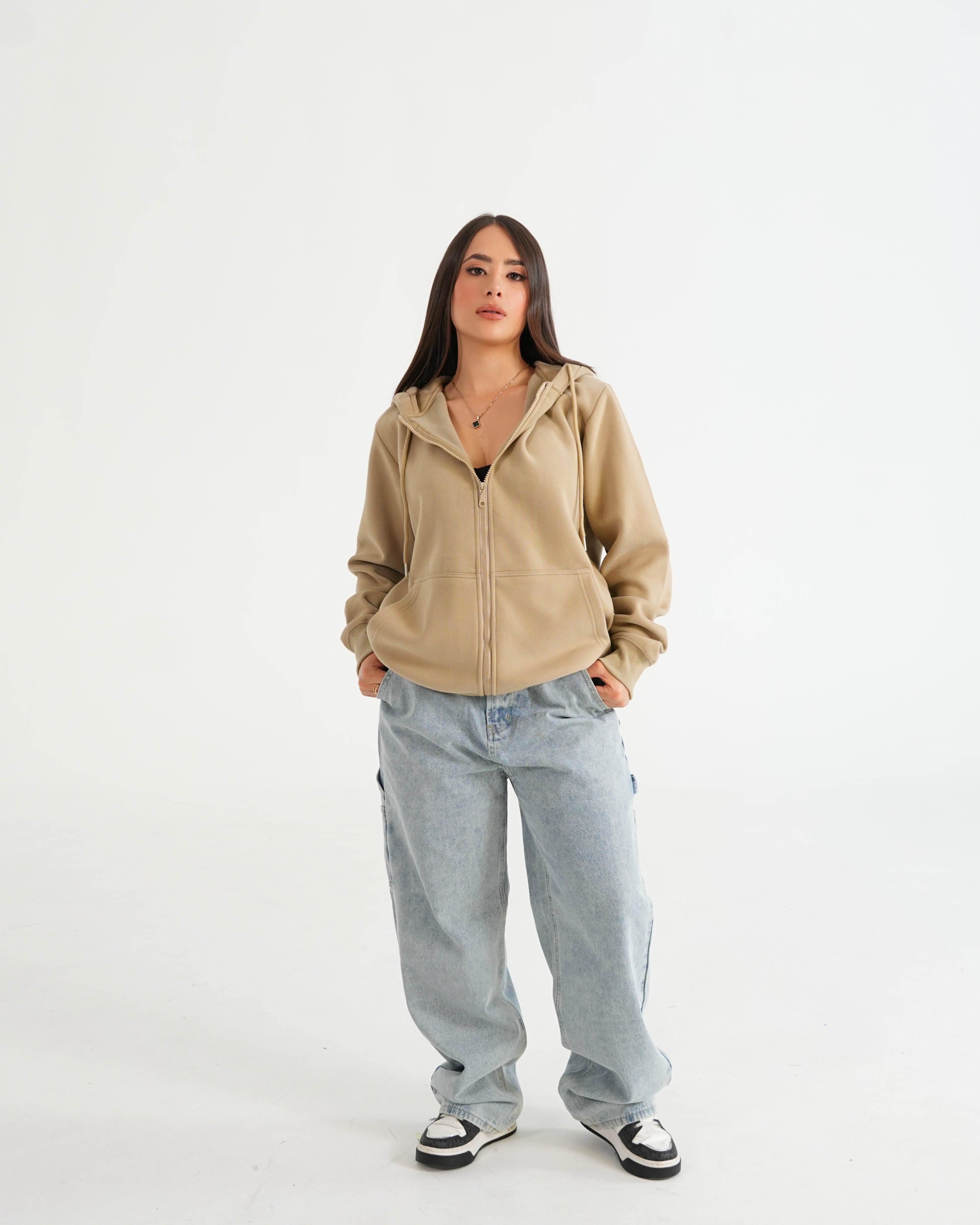 CHAQUETA FSA067 KHAKI C