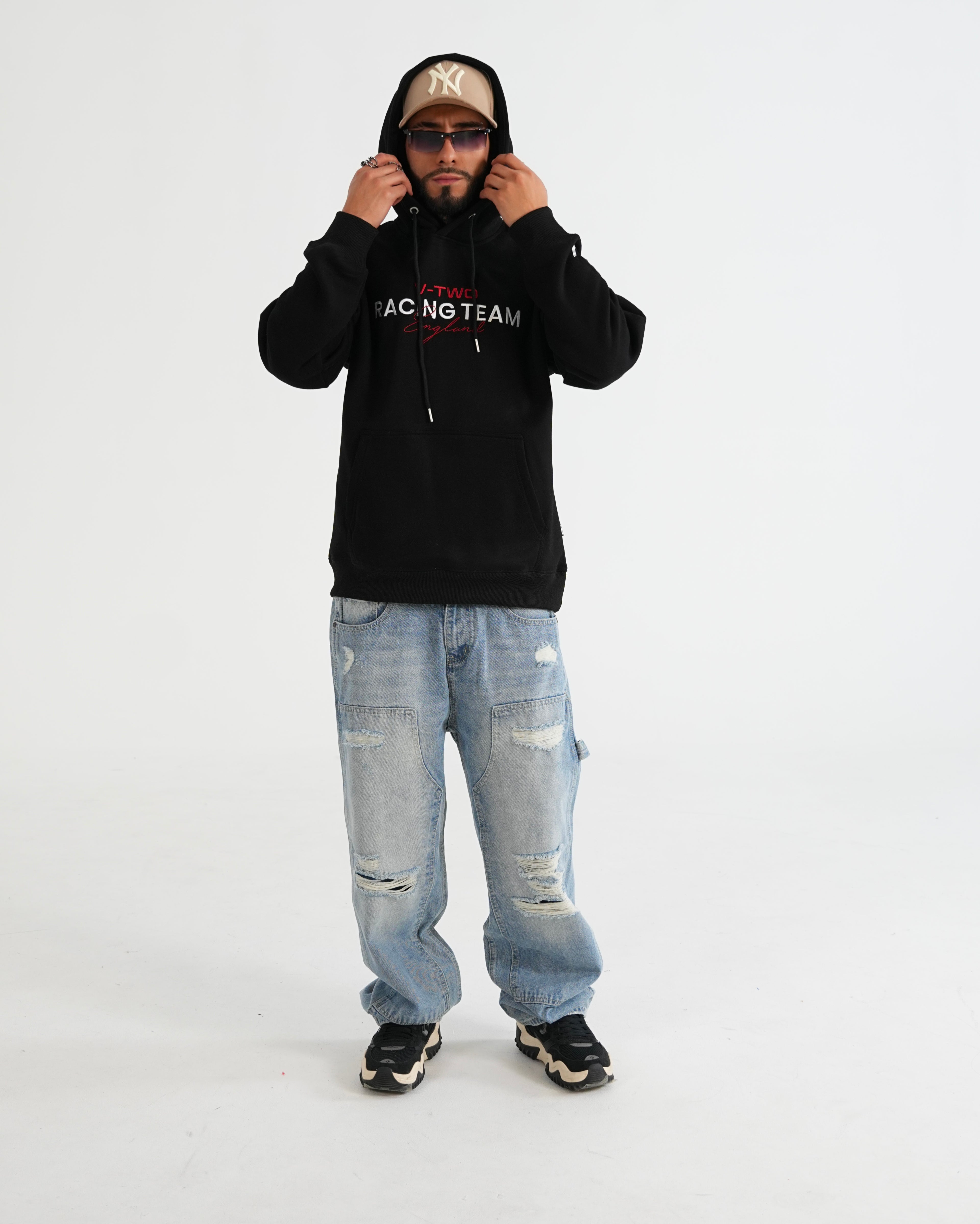 HOODIE FSA079 NEGRO