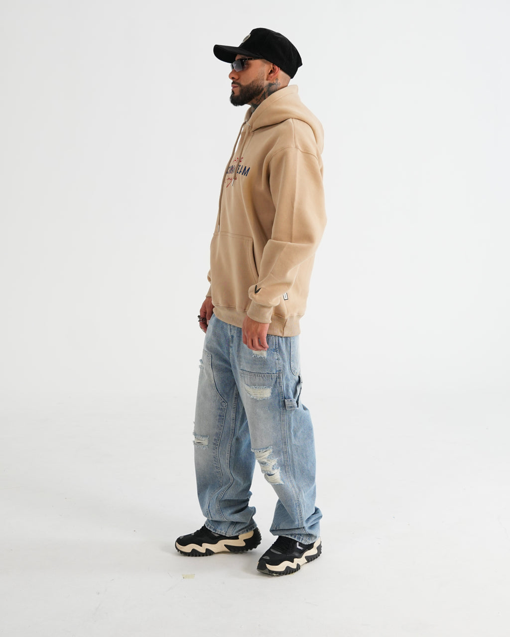 HOODIE FSA079 KHAKI