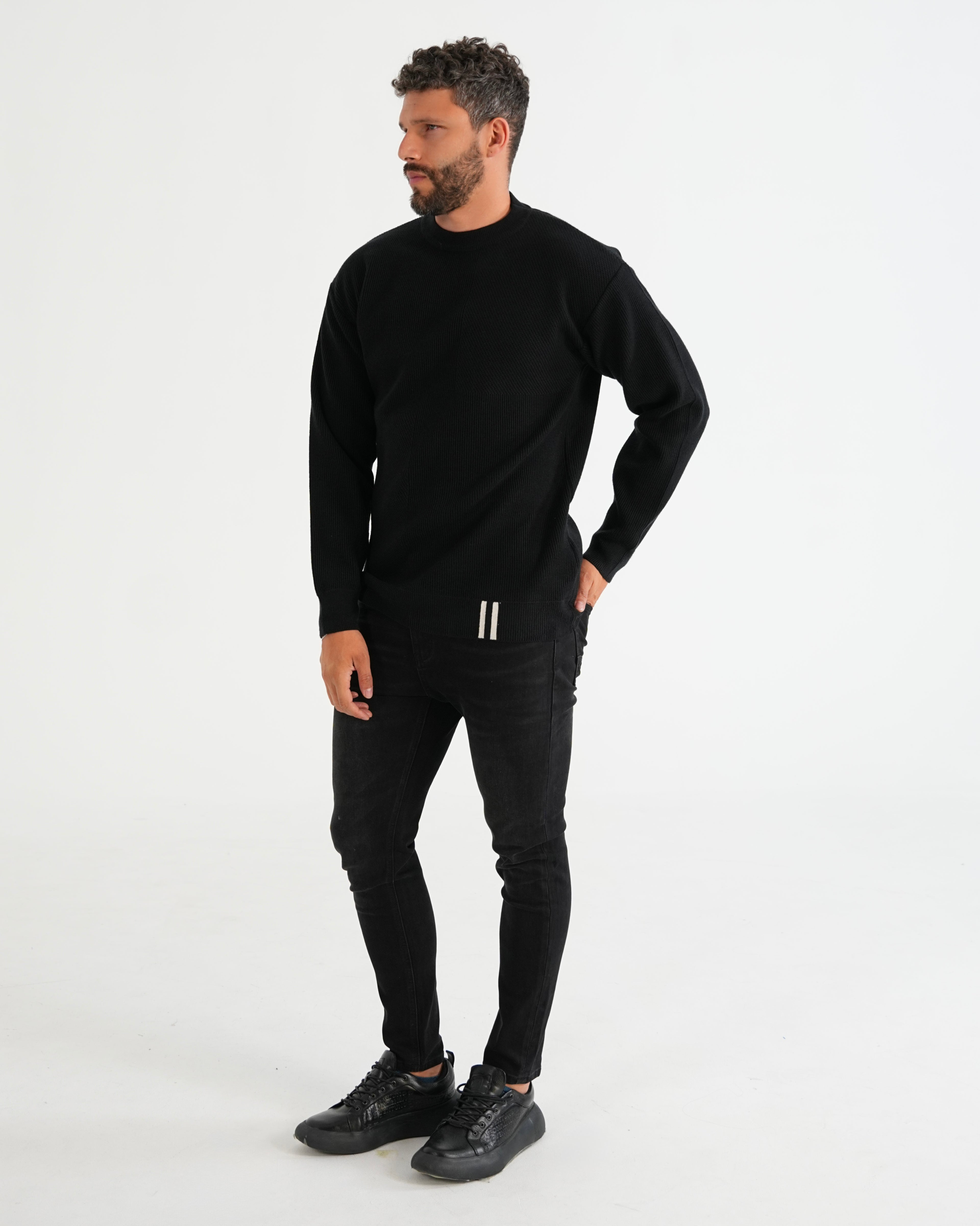 SUÉTER HISA028 NEGRO