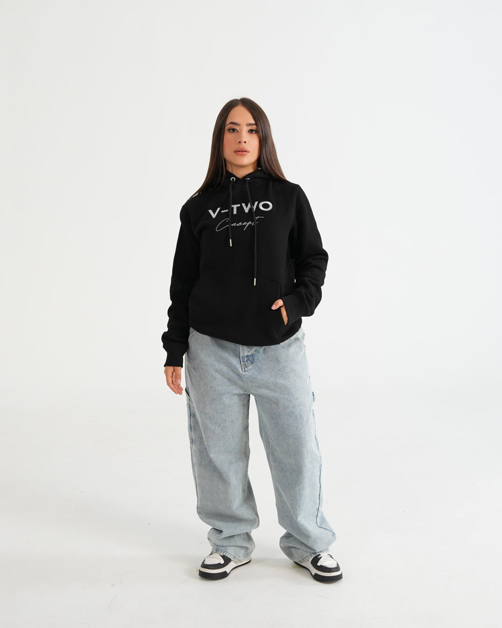 HOODIE FSA070 NEGRO
