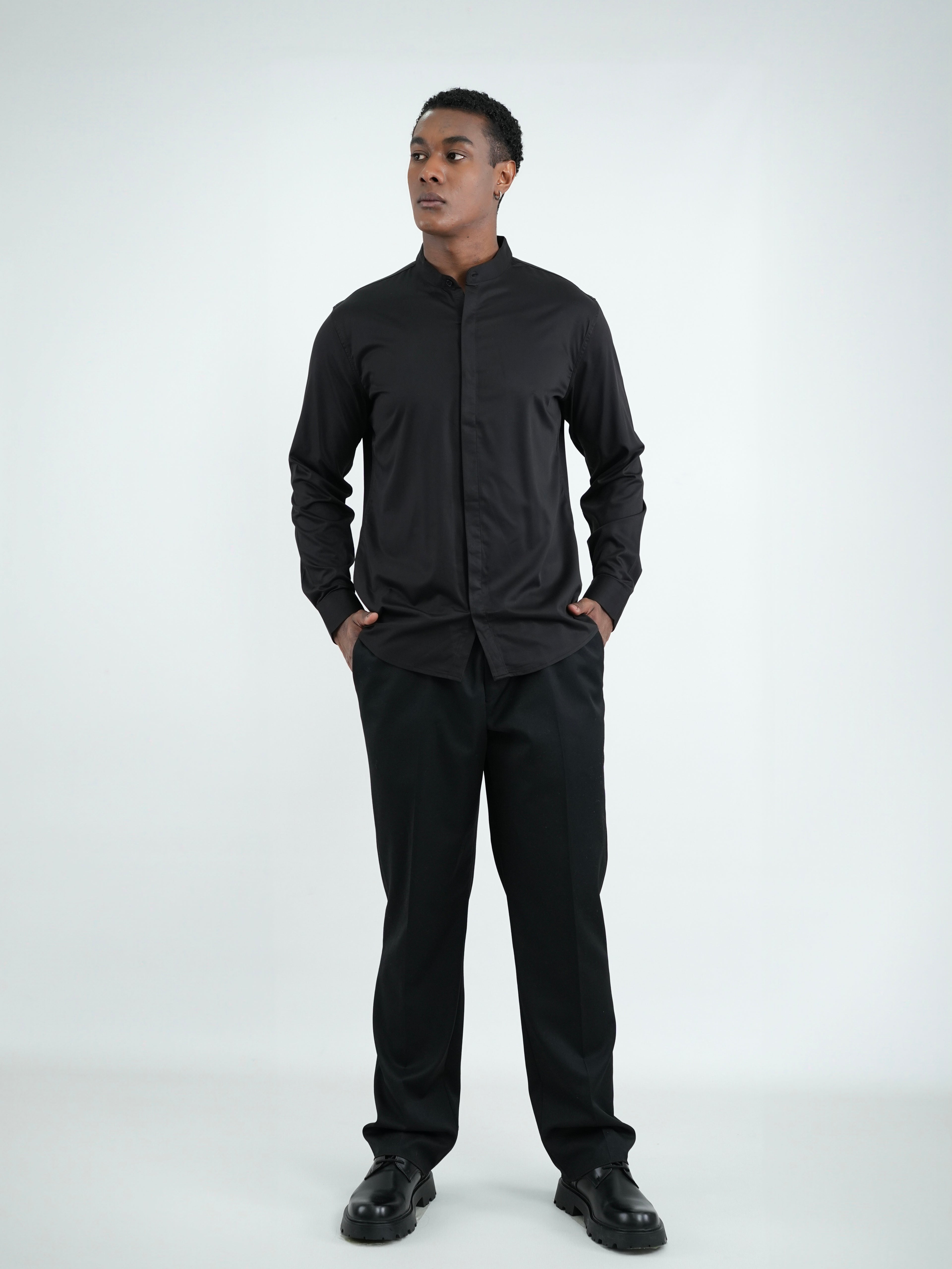 CAMISA FVR005 NEGRO