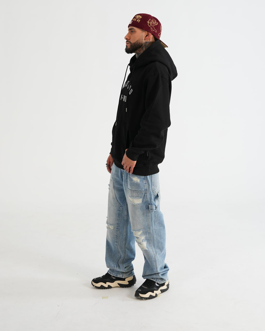 HOODIE FSA080 NEGRO