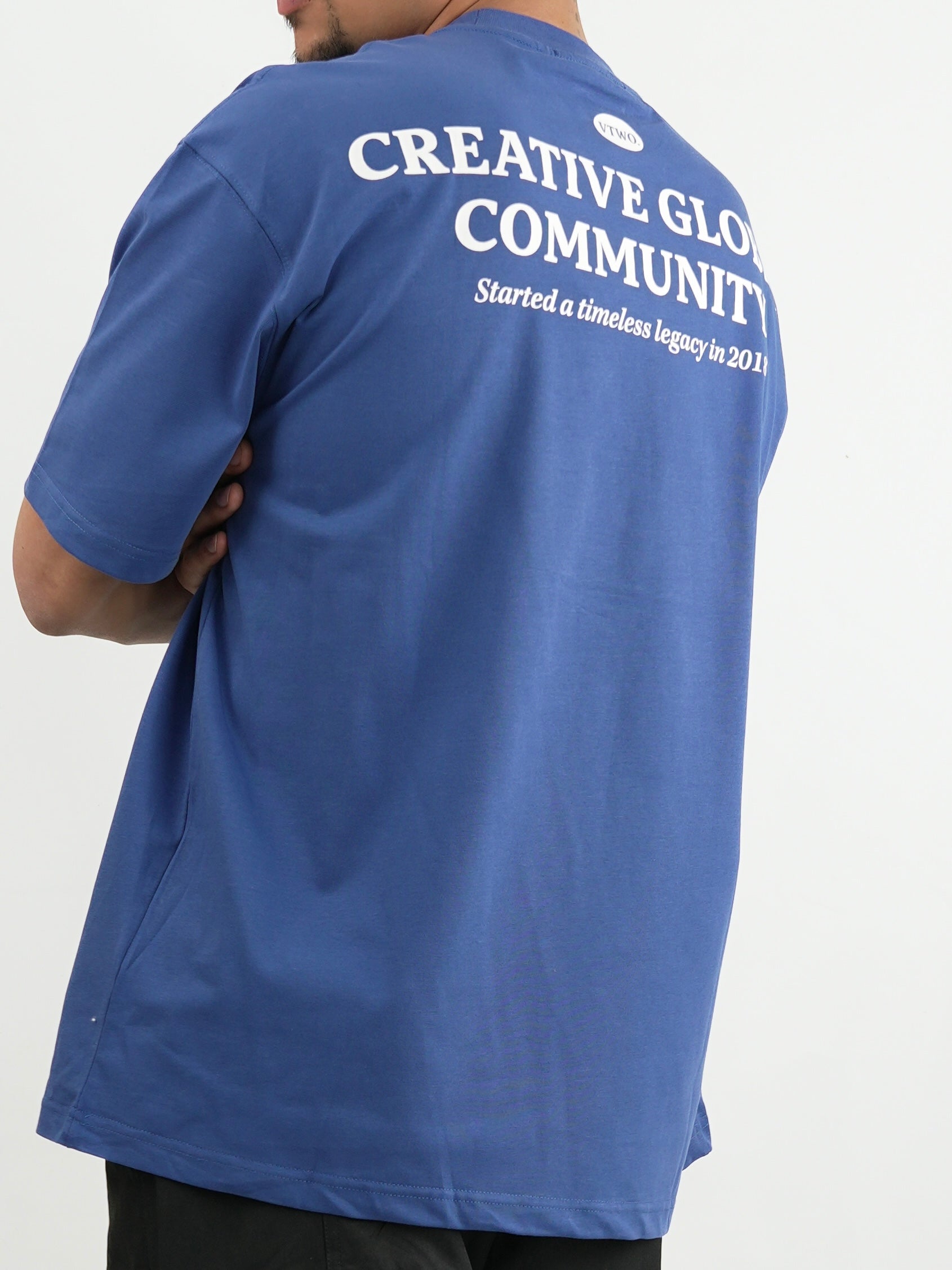 CAMISETA HOMBRE FCA015 AZUL.C